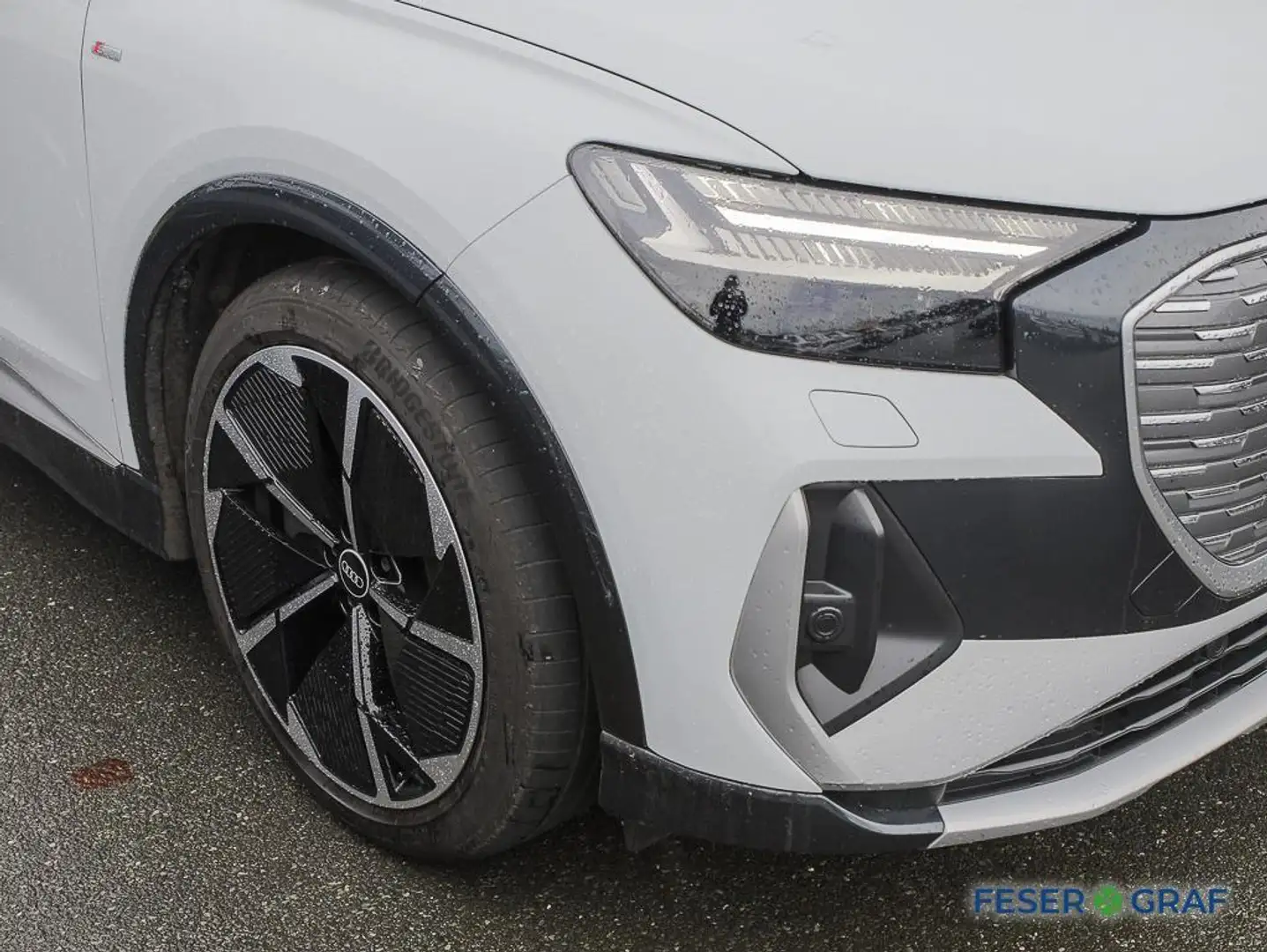 Audi Q4 e-tron 50 e-tron qu S Line Int Pano,Navi,Matrix,Leder Blanc - 2
