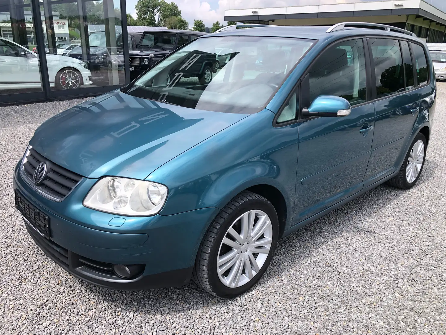 Volkswagen Touran 2.0 TDI Highline*AHK*Standheizung*2.Hand* Grün - 1
