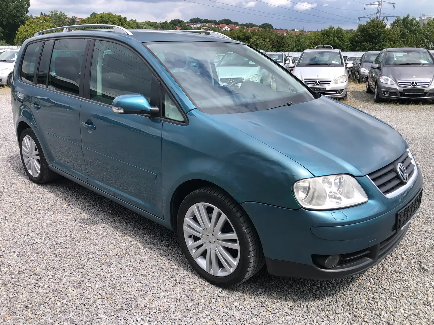 Volkswagen Touran 2.0 TDI Highline*AHK*Standheizung*2.Hand* Grün - 2