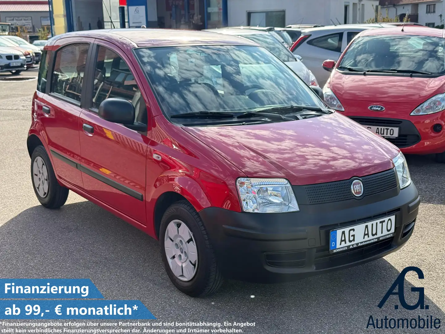Fiat Panda +Garantie TÜV+Service NEU Rood - 1