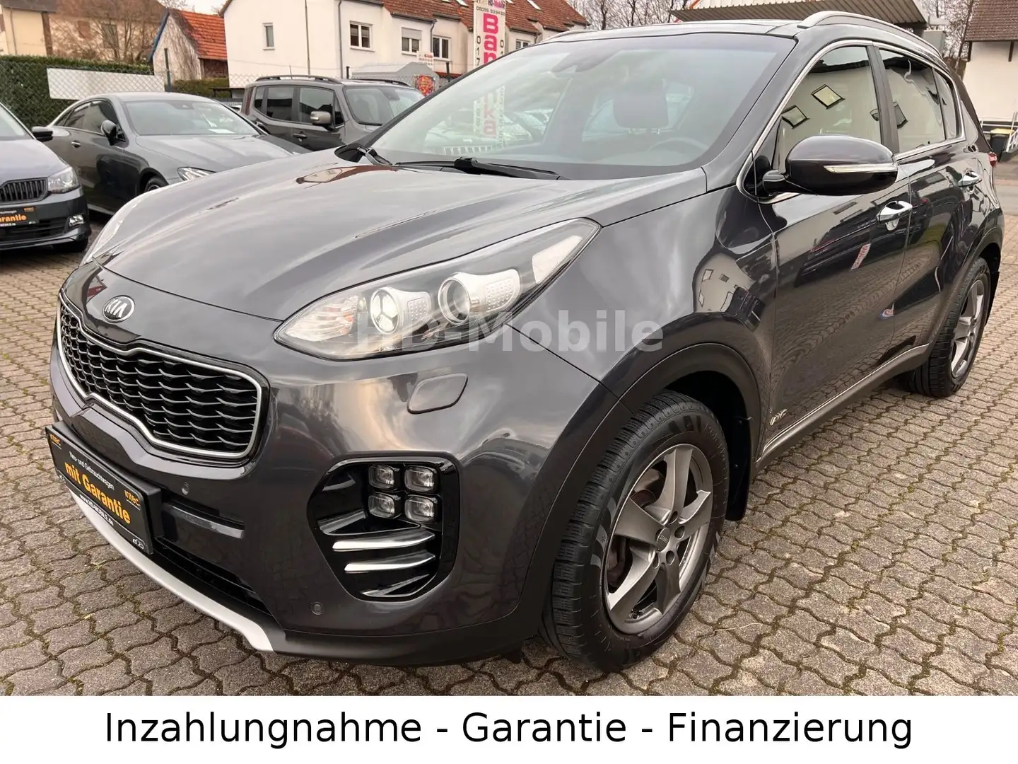 Kia Sportage GT-Line 4WD, Leder, Navi, Kamera, Pano Grau - 1