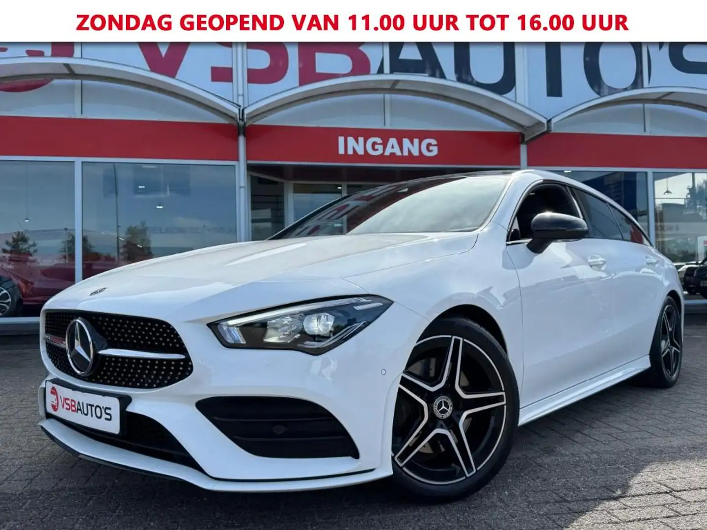Mercedes-Benz CLA 200 CLA 200 AUT. 163PK AMG-PAKKET PANO-DAK SFEERVERLIC Blanc - 1