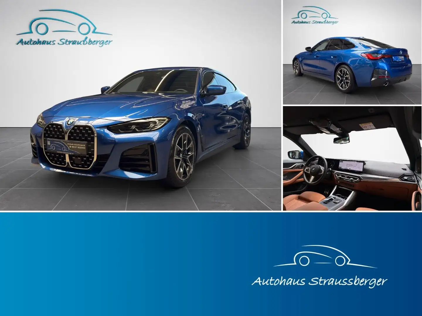 BMW 420 d xDr. GC M Sport Alarm KZU H/K SHZ Memo. Azul - 1