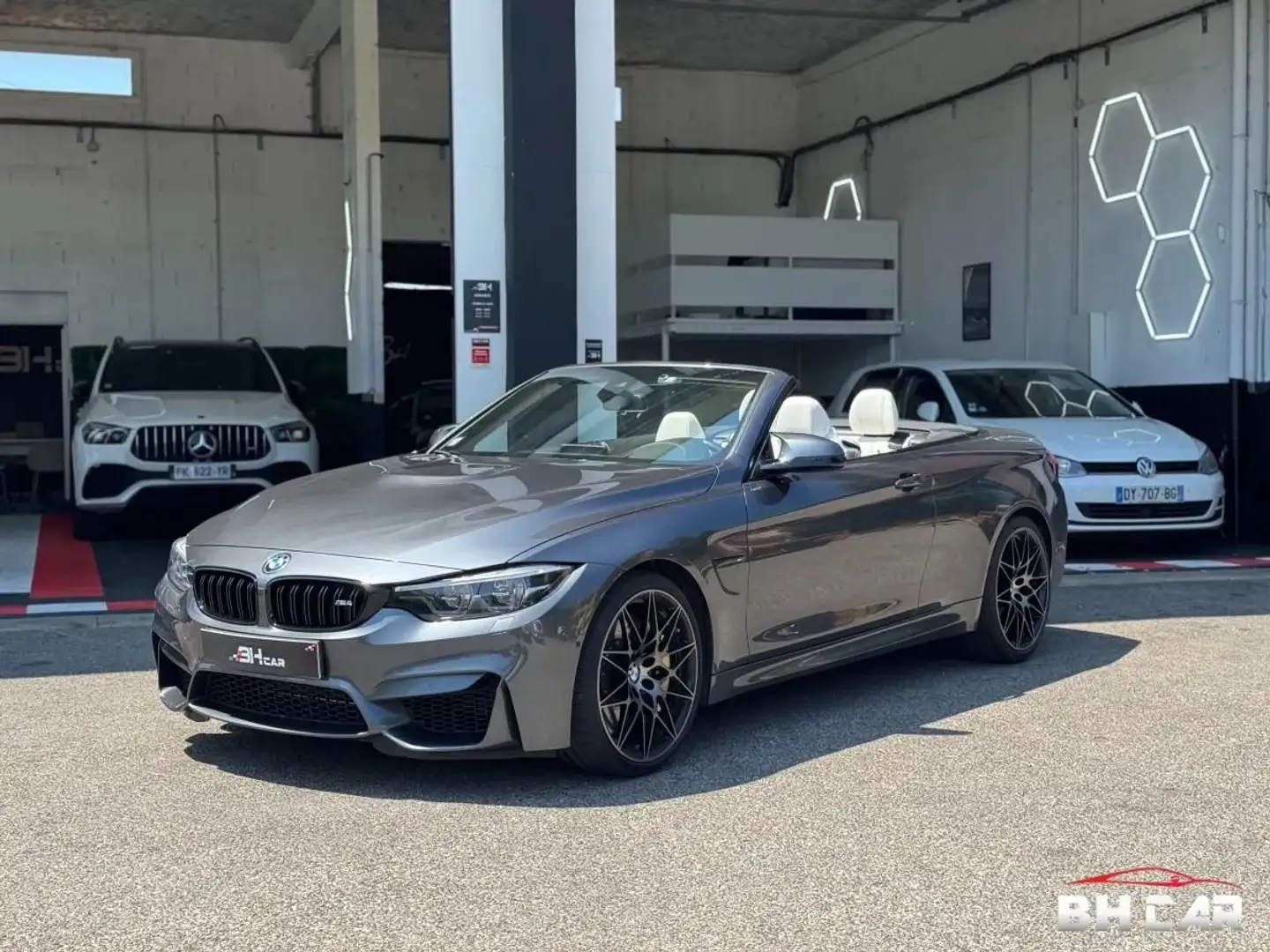 BMW M4 F83 CABRIOLET 3.0 450 PACK COMPETITION DKG FULL Gris - 1
