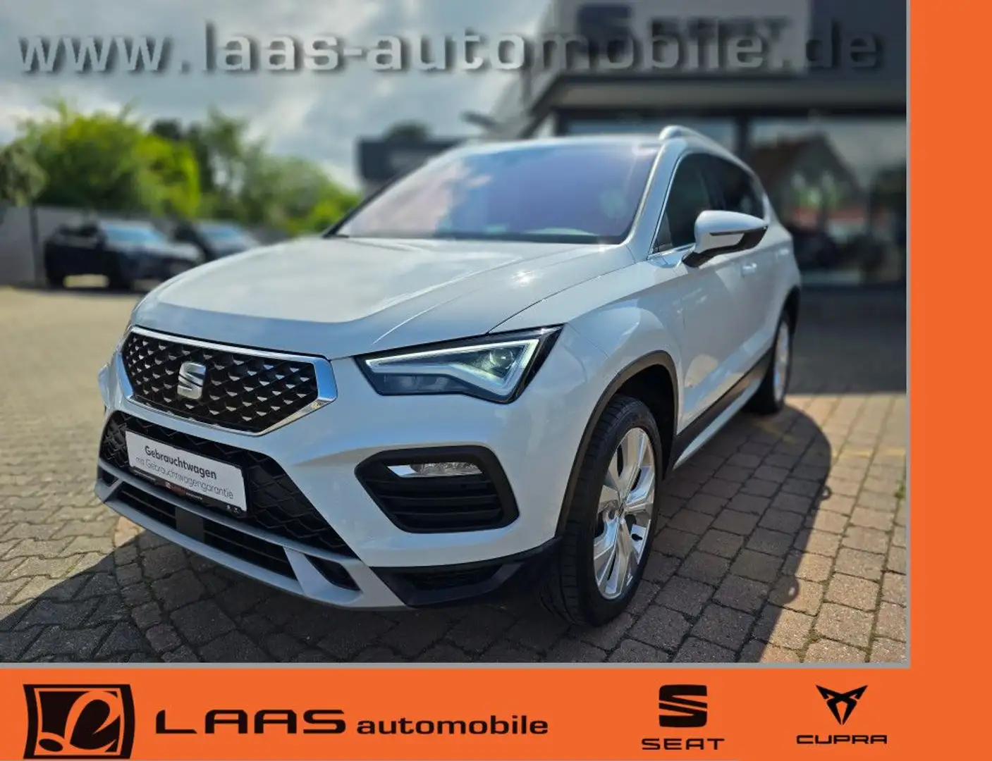 SEAT Ateca Xperience 2,0TDi DSG-Schiebdach/AHK/Navi Weiß - 1