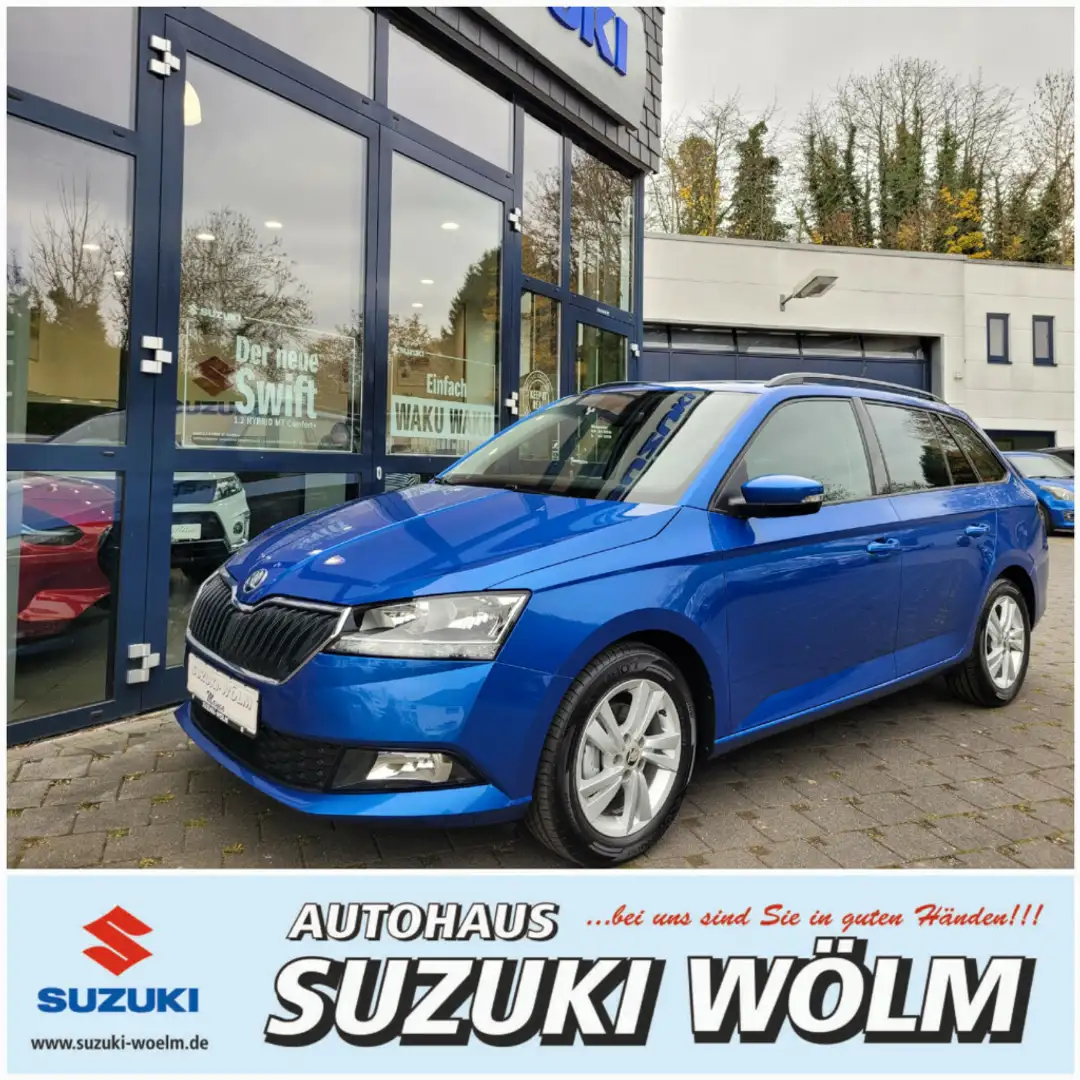 Skoda Fabia Kombi *Ambition*Sitzhz.*PDC*22.300 Kilometer! Blau - 1