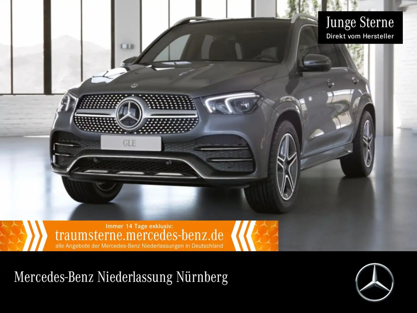 Mercedes-Benz GLE 450 4M AMG+EXCLUSIVE+PANO+360+MULTIBEAM+20"+9G Grau - 1