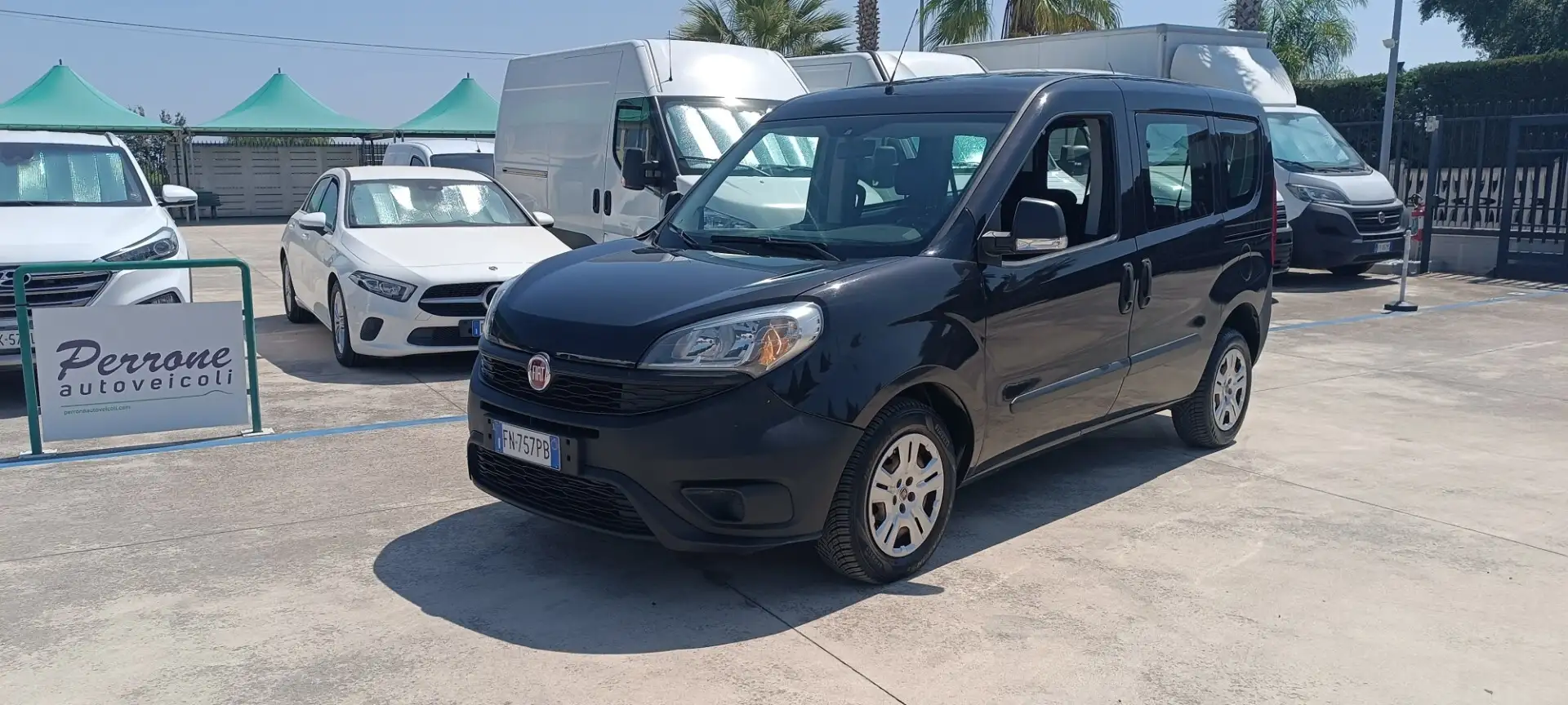 Fiat Doblo Doblò 1.6 MJT AUTOCARRO 5 POSTI NO ARIA CONDIZION Nero - 1