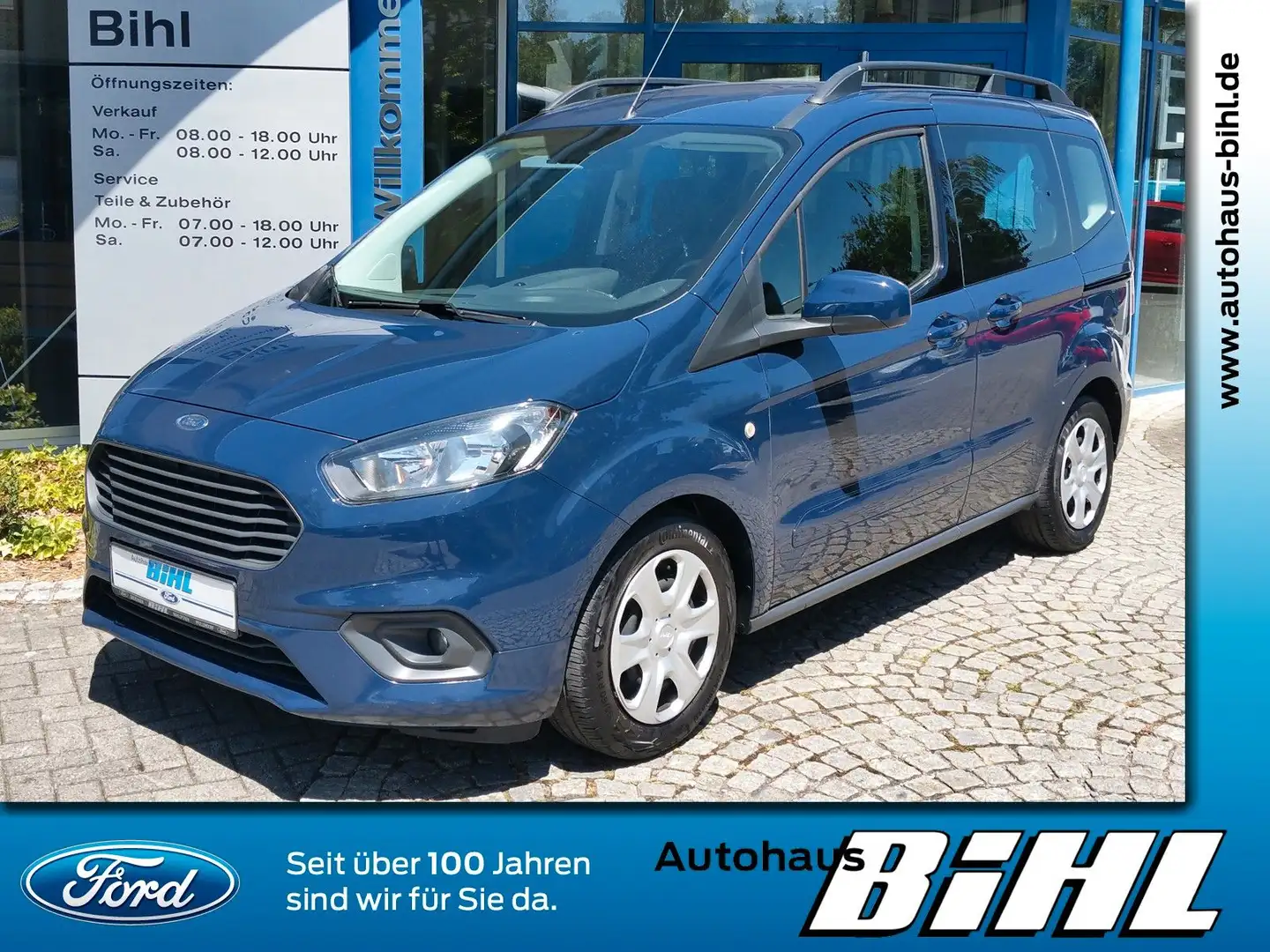 Ford Tourneo Courier Trend Klima Freisp. Winterpaket Blau - 1