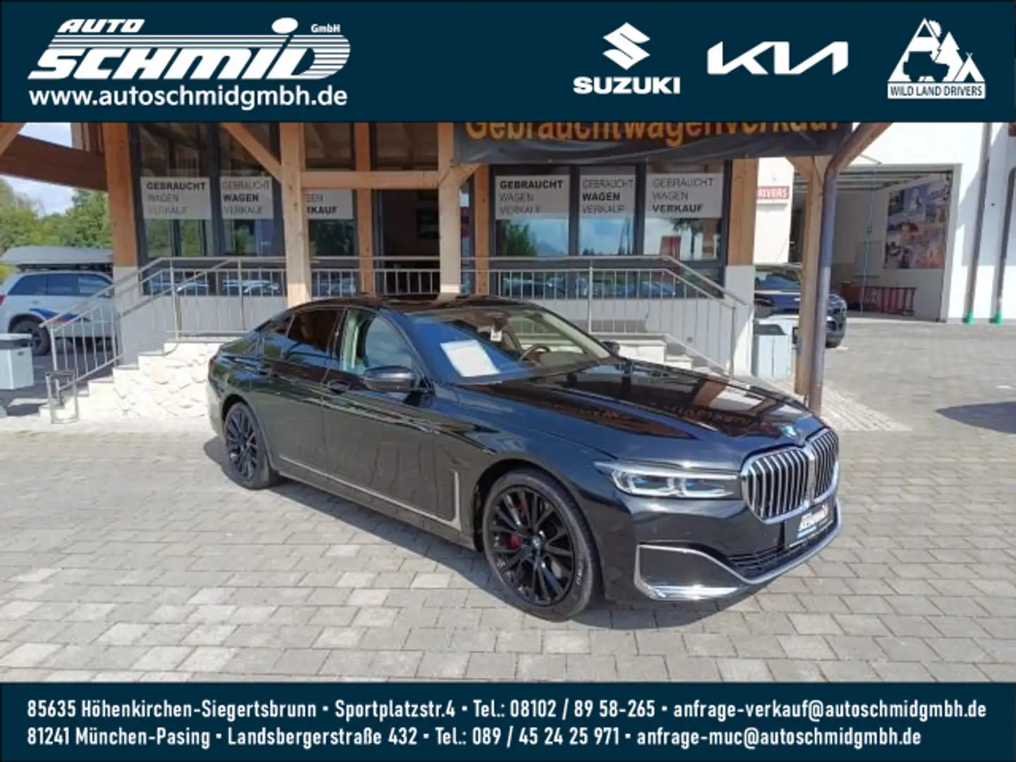 BMW 740 d xDrive |Luftfederung|Massage|Harman-Kardon Zwart - 1