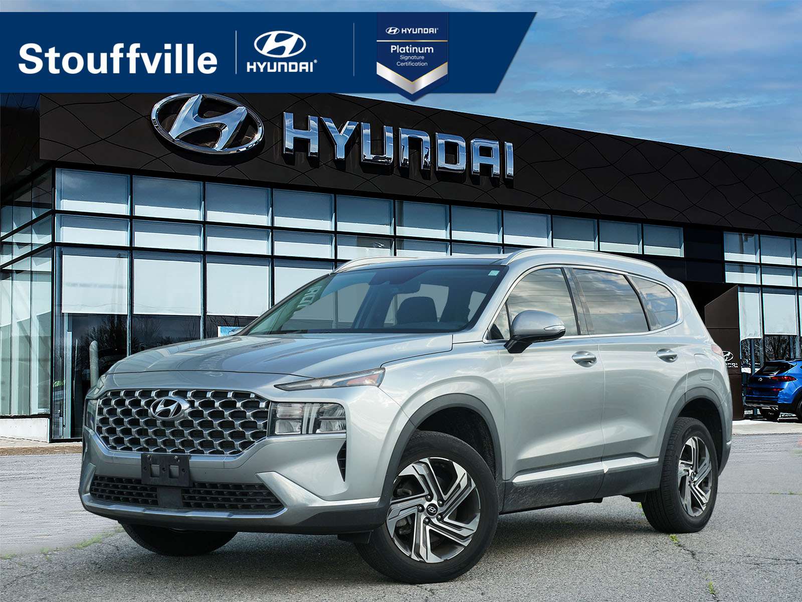 Silver 2022 Hyundai Santa Fe SUV / Crossover 8-Speed Automatic