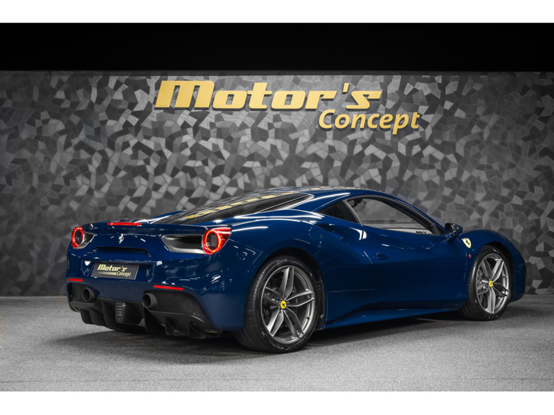 Ferrari 488 GTB 3.9 V8 - BLU SCOZIA / EXTRA-RANGE — photo 3