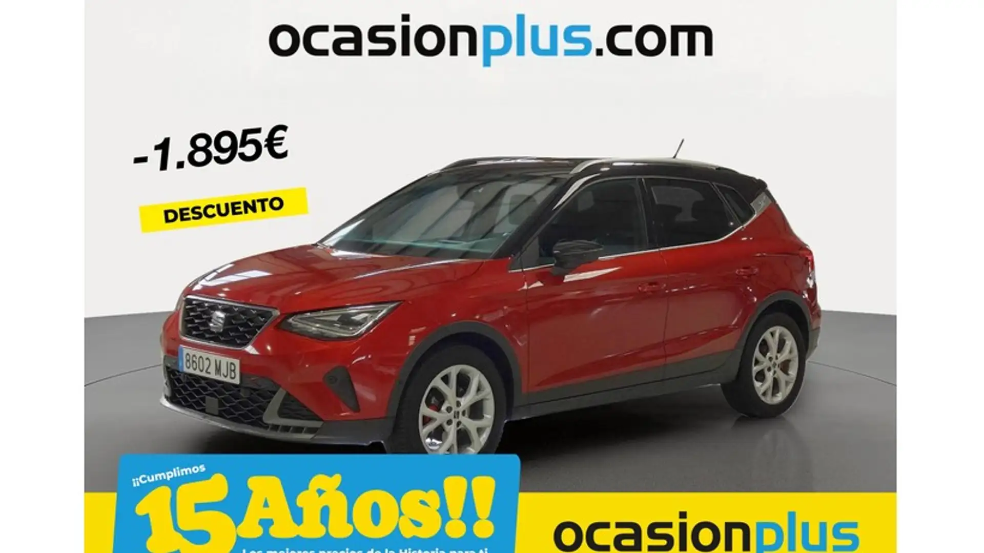 SEAT Arona 1.5 TSI S&S FR DSG7 XM 150 Rood - 1