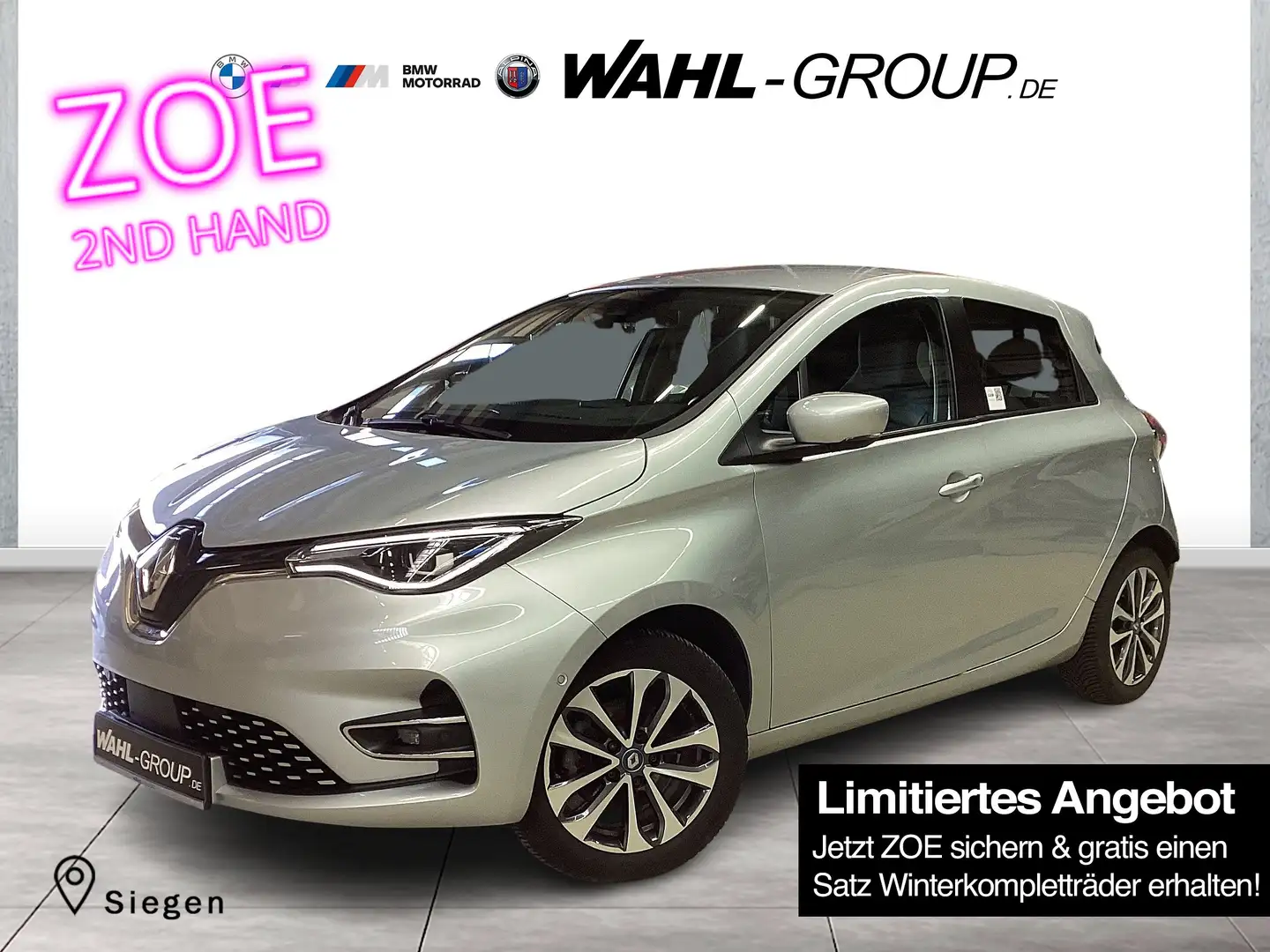 Renault ZOE R135 Z.E. 50 INTENS *MIETBATTERIE*CCS*KAMERA*NAVI* Grigio - 1