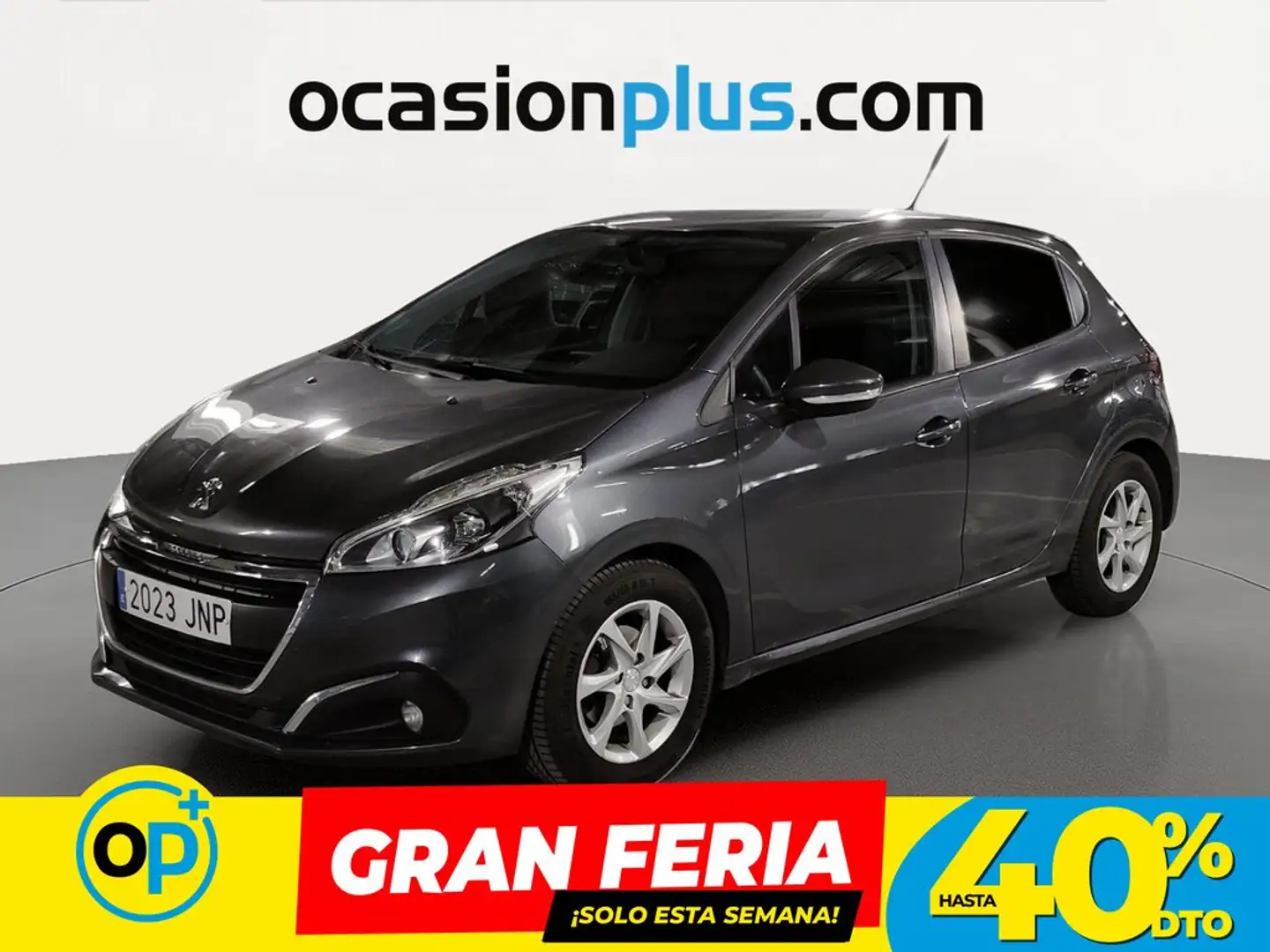 Peugeot 208 1.2 PureTech S&S Active 82 Gris - 1