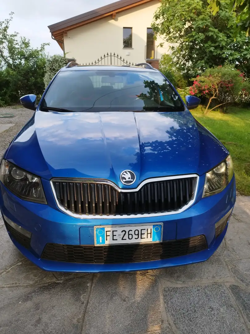 Skoda Octavia Octavia III 2013 Wagon Wagon 2.0 tdi RS dsg E6 Синій - 1