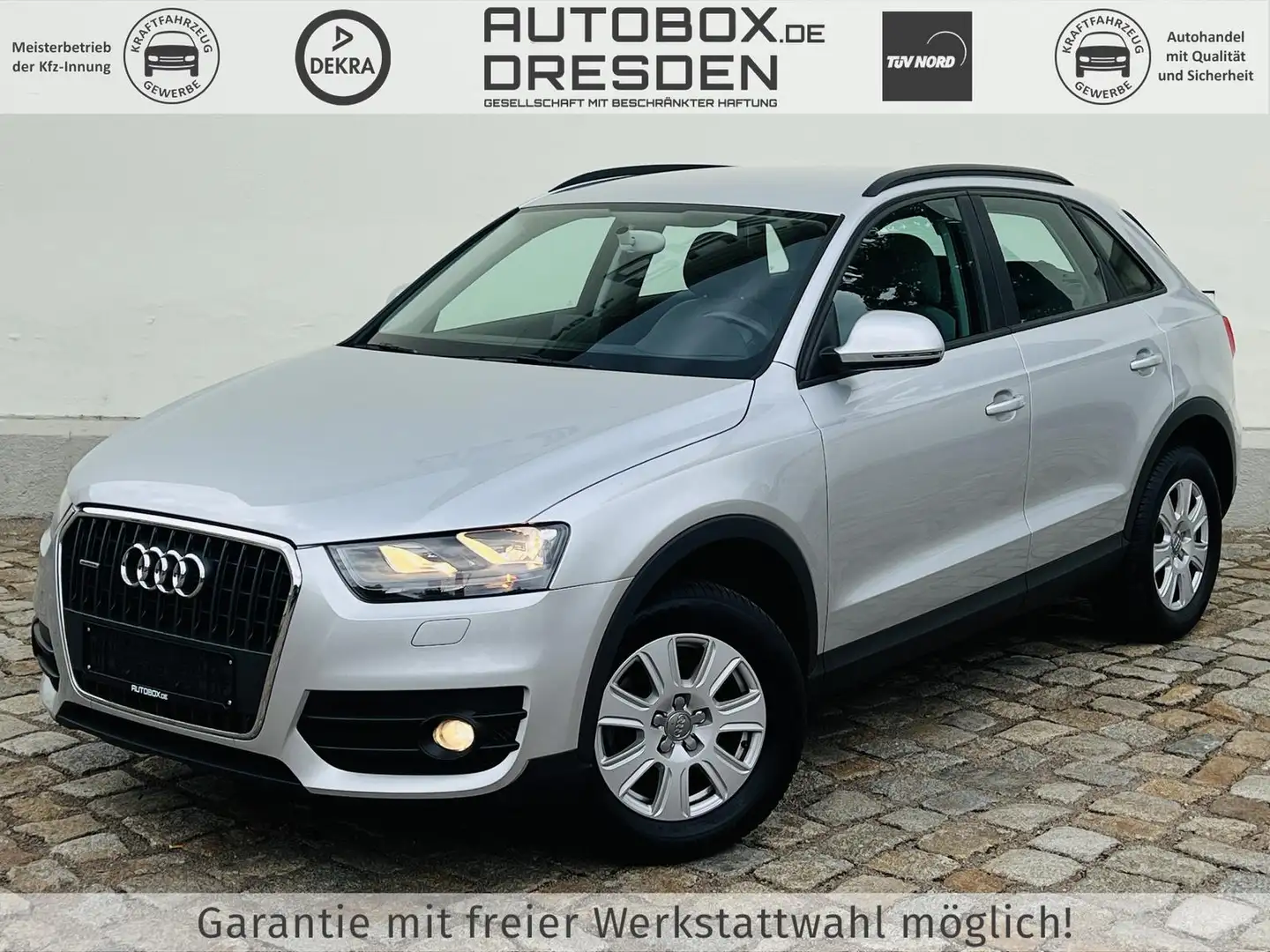 Audi Q3 2.0 TFSI DSG Quattro +AHK+SHZ+PDC+ Silber - 1