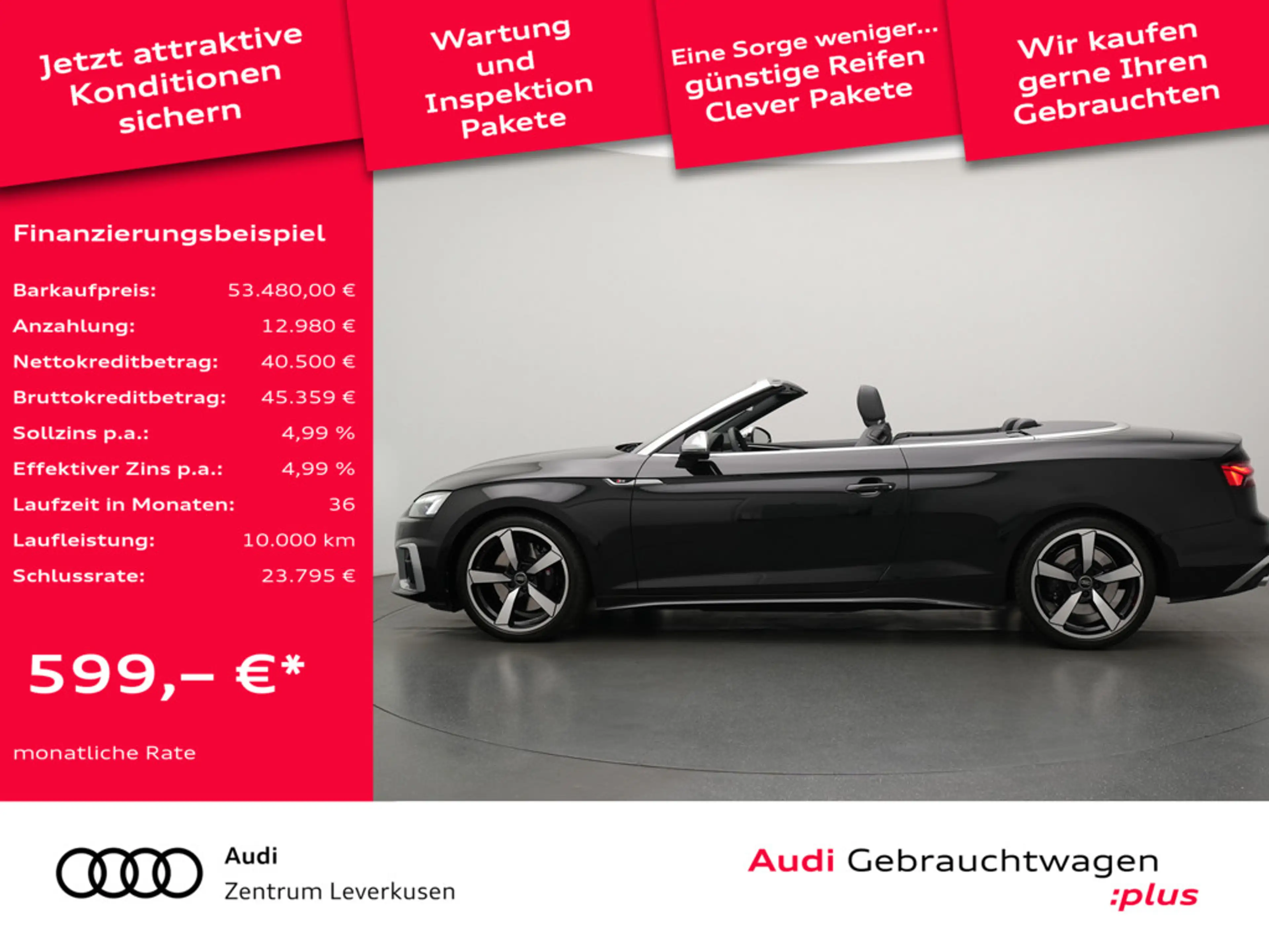 Audi S5 Cabrio quattro VIRT CARPLAY MATRIX MEMORY — photo 2