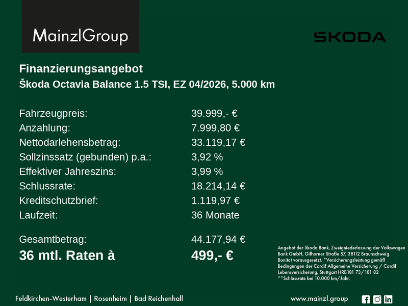 Skoda Octavia Combi Balance 1,5 TSI mHEV 110 kW 7-Gang — photo 3