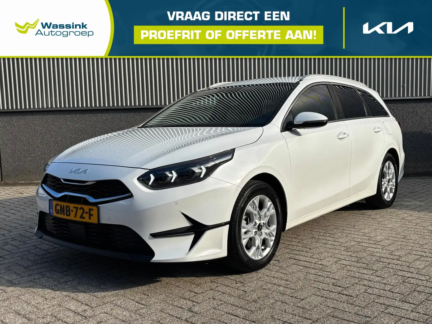 Kia Ceed SW / cee'd SW 1.0 T-GDi 100pk DynamicPlusLine | Cruise Control | Blanc - 1