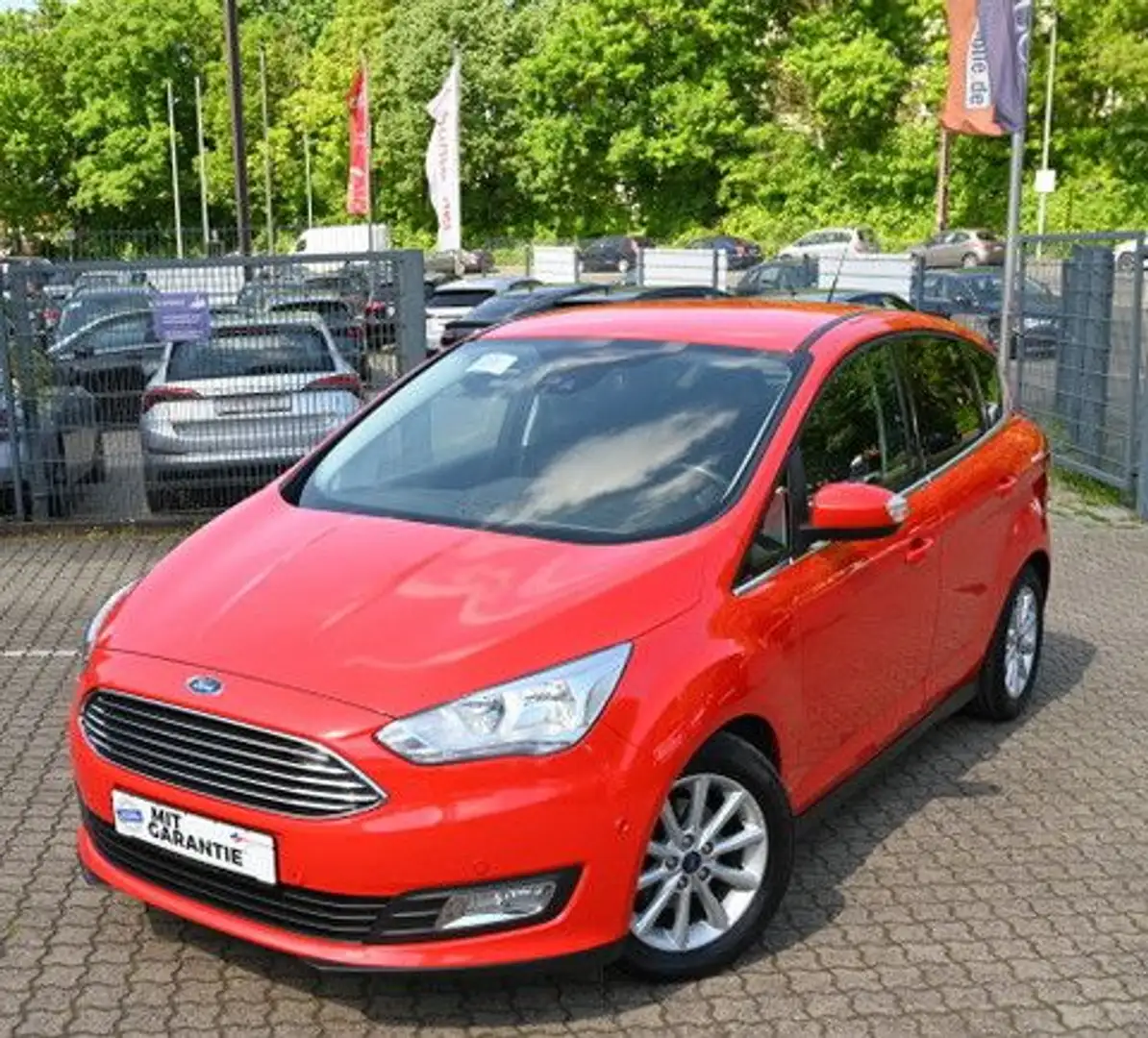 Ford C-Max 1.5 TDCi Titanium Navi Sitzhz. Automatik Rot - 2