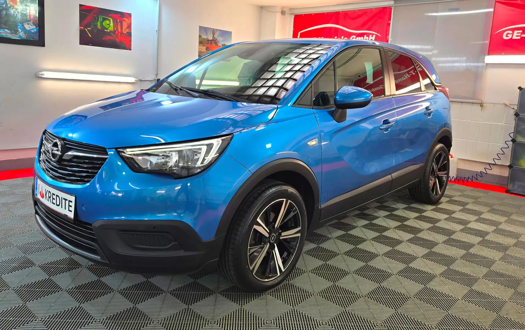 Opel Crossland X 1,2 Turbo Aut. Kamera LED mit nur 28.000Km Blau - 1