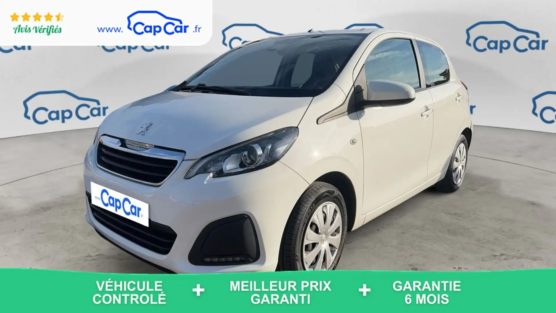 Peugeot 108 1.0 VTi 68 Active - Entretien constructeur Blanc - 1