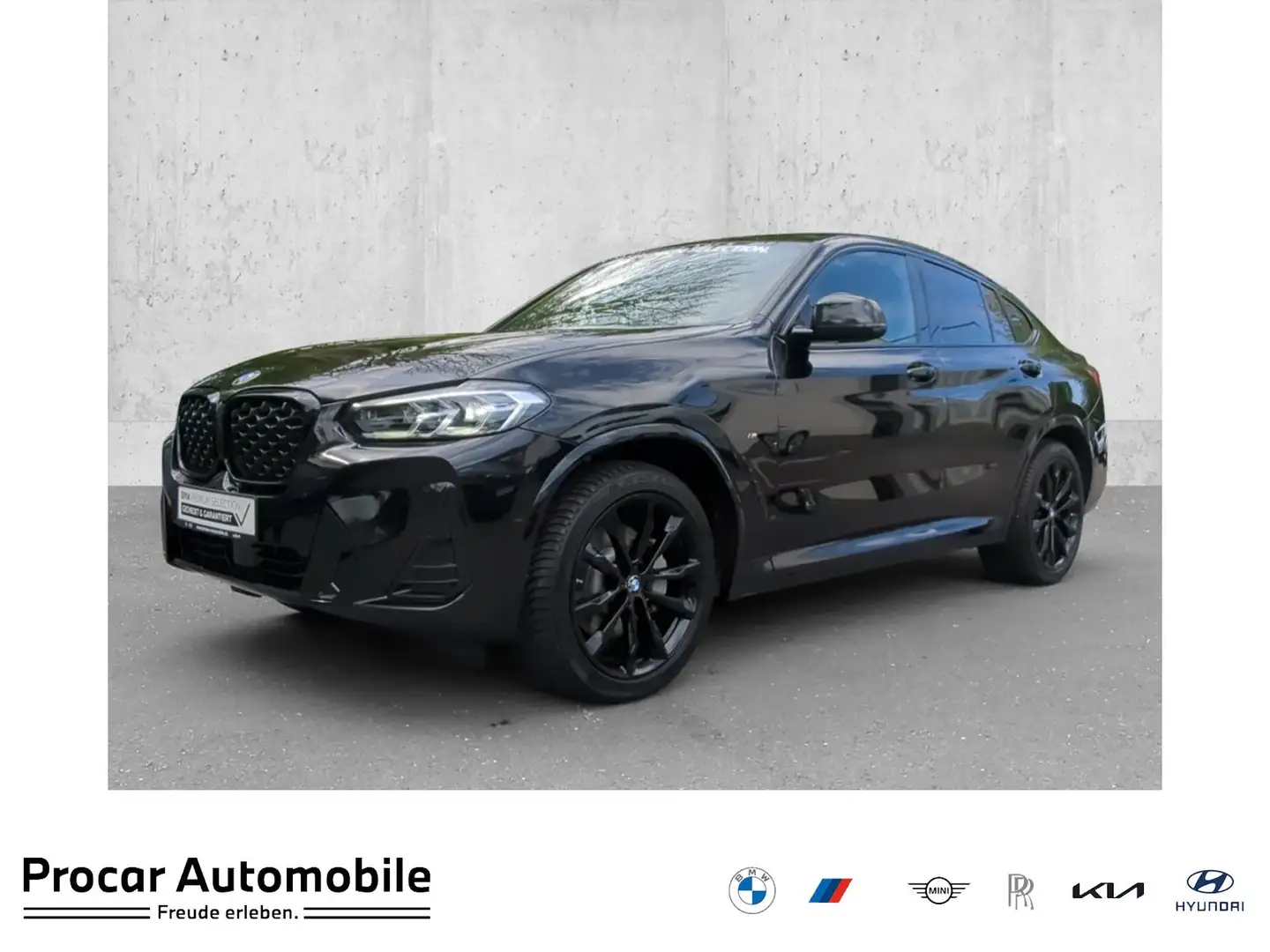 BMW X4 xDrive30d M Sport PANO ACC RFK NAVI LED DAB Noir - 1