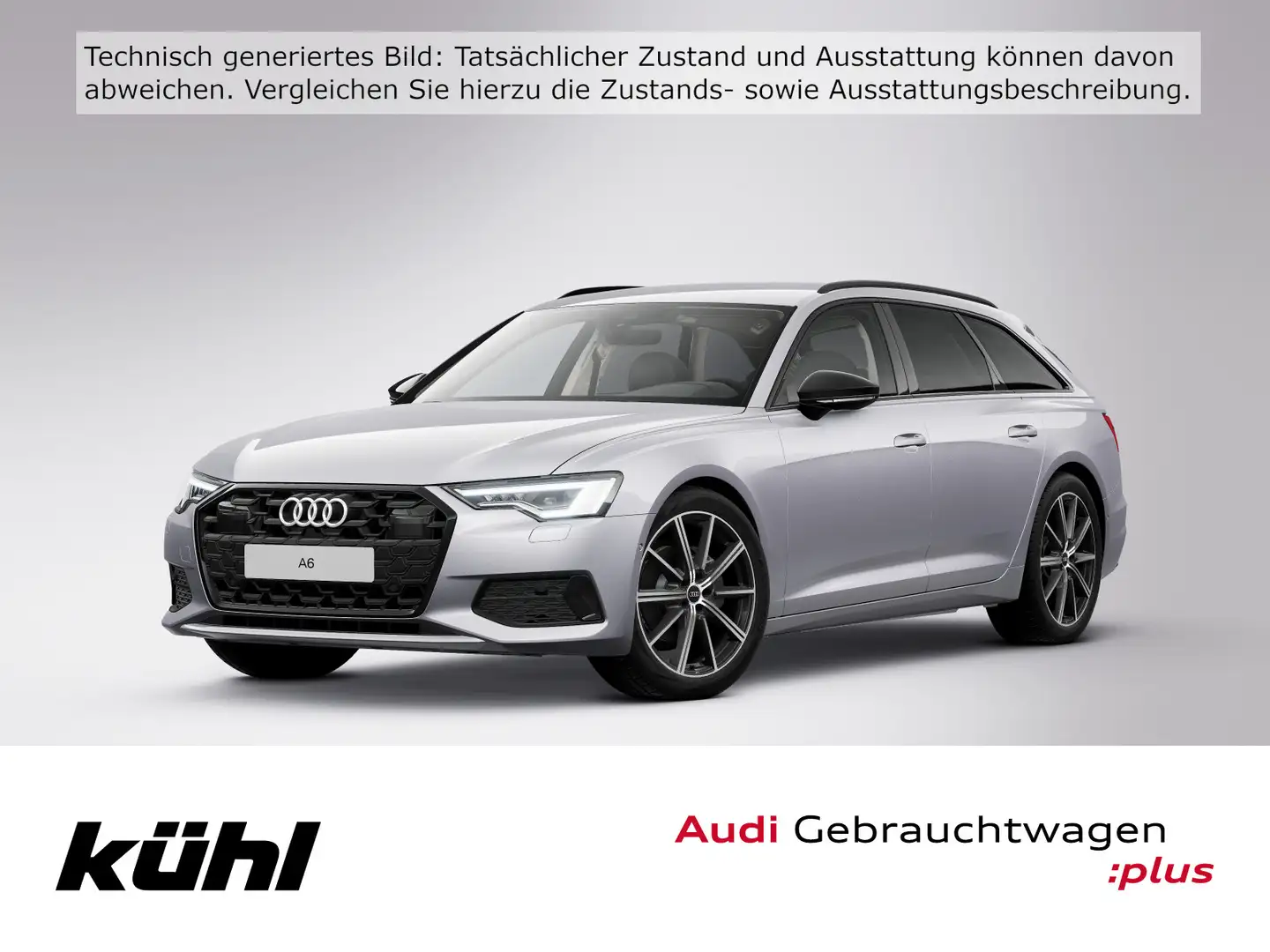 Audi A6 35 TDI tronic Advanced LED/ACC/Navi/AHK Silber - 1