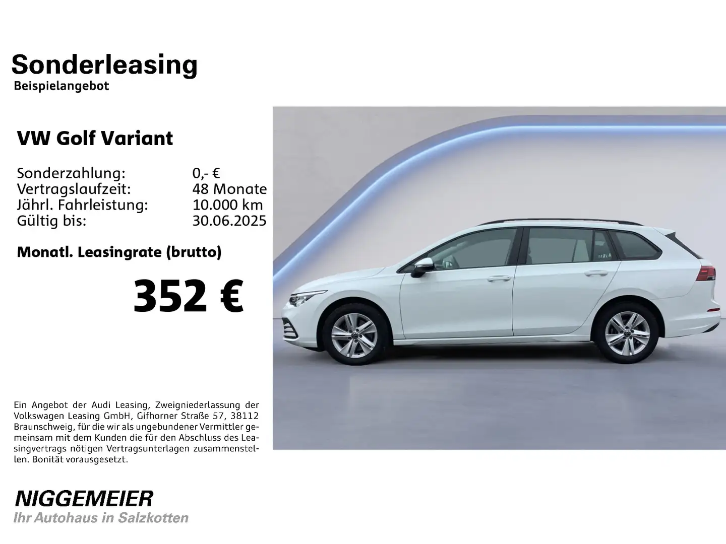 Volkswagen Golf Variant Golf VIII Variant 2.0TDI DSG LIFE NAVI+LED+KAMER Bianco - 2