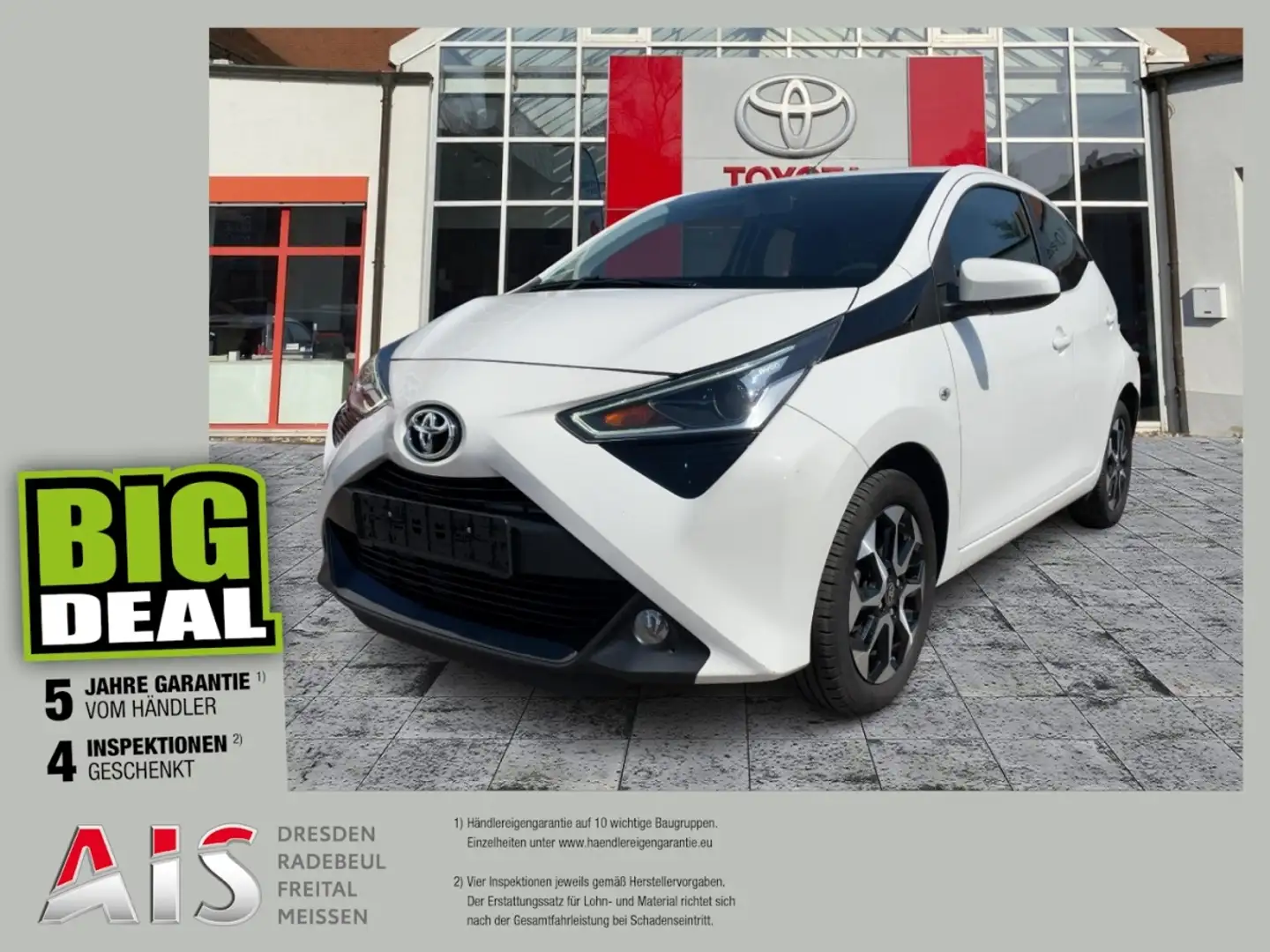 Toyota Aygo 1.0 x-play club Kamera Wit - 1