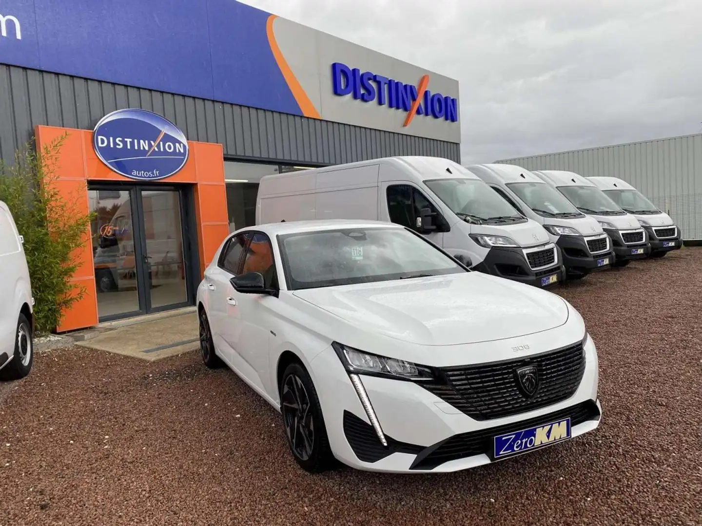 Peugeot 308 1.6 PHEV - 180 - BV e-EAT8  III Allure Pack Blanc - 2