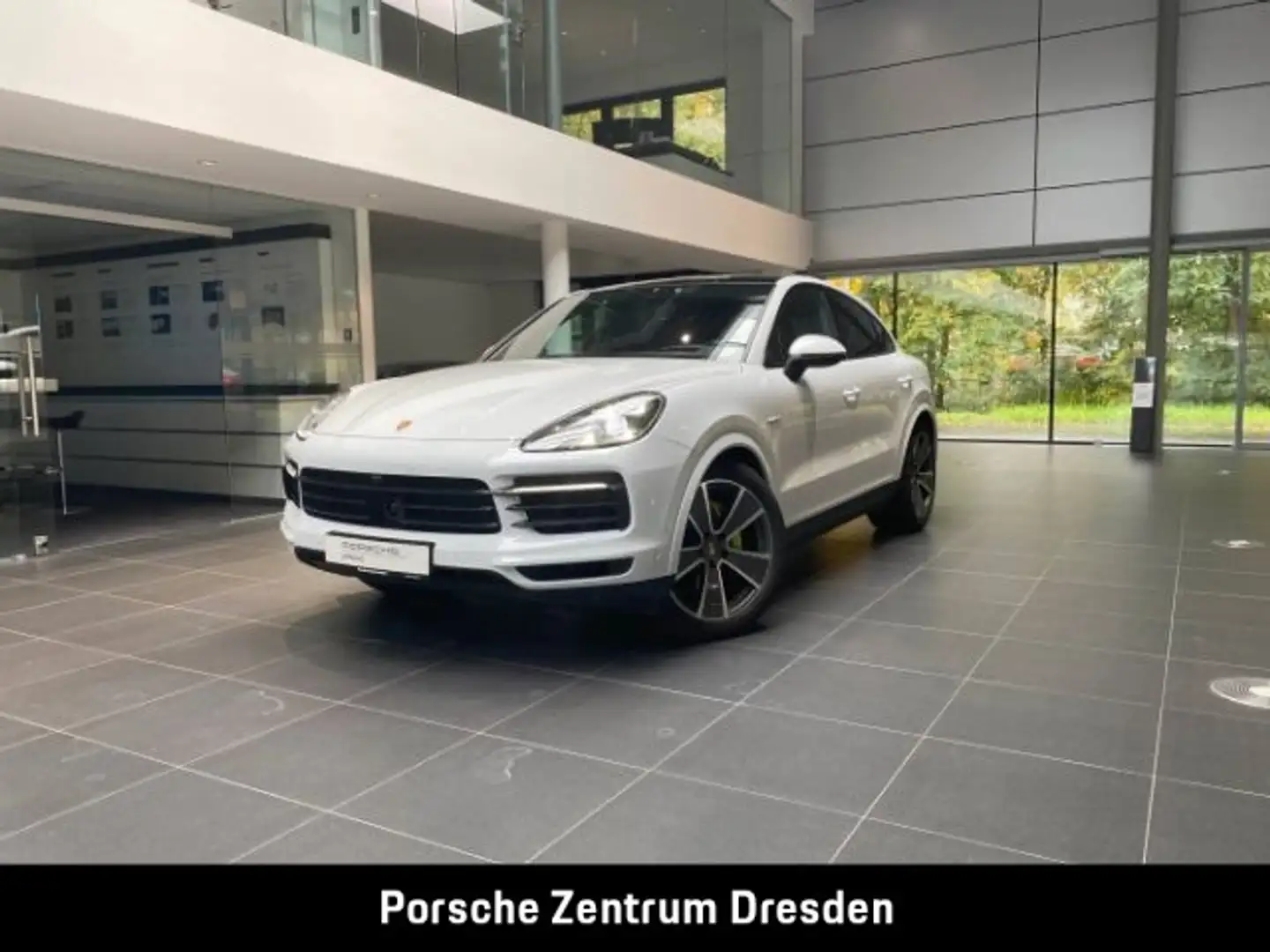Porsche Cayenne E-Hybrid Coupe Luft*AHK*SH v+h*Head*Inno Weiß - 1