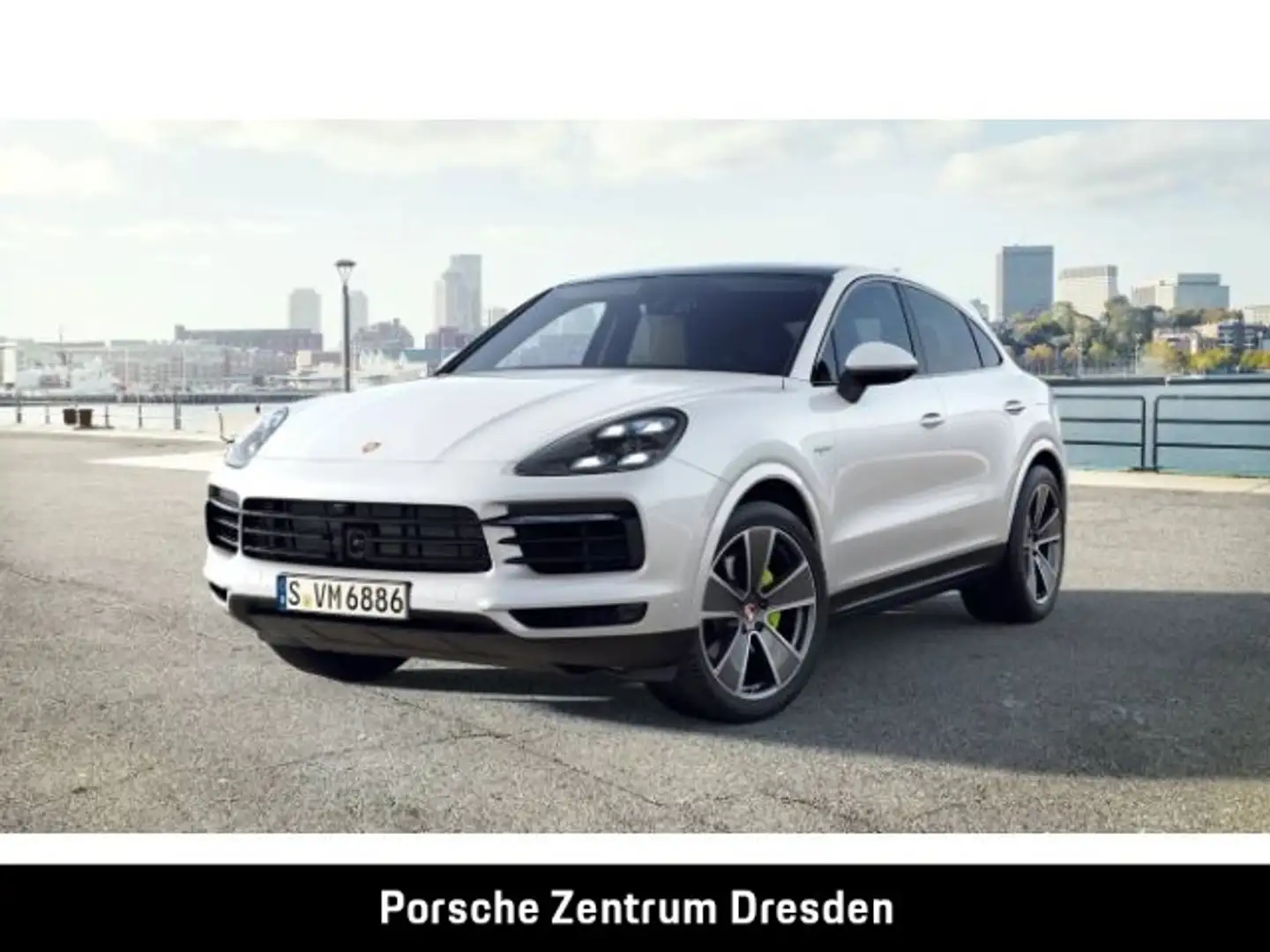 Porsche Cayenne E-Hybrid Coupe Weiß - 1
