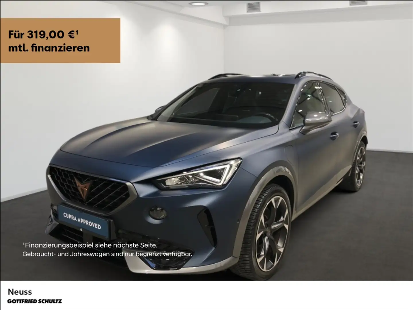 CUPRA Formentor VZ HYBRID AHK PANORAMA SITZHEIZUNG EINPARKHILFE Blauw - 1