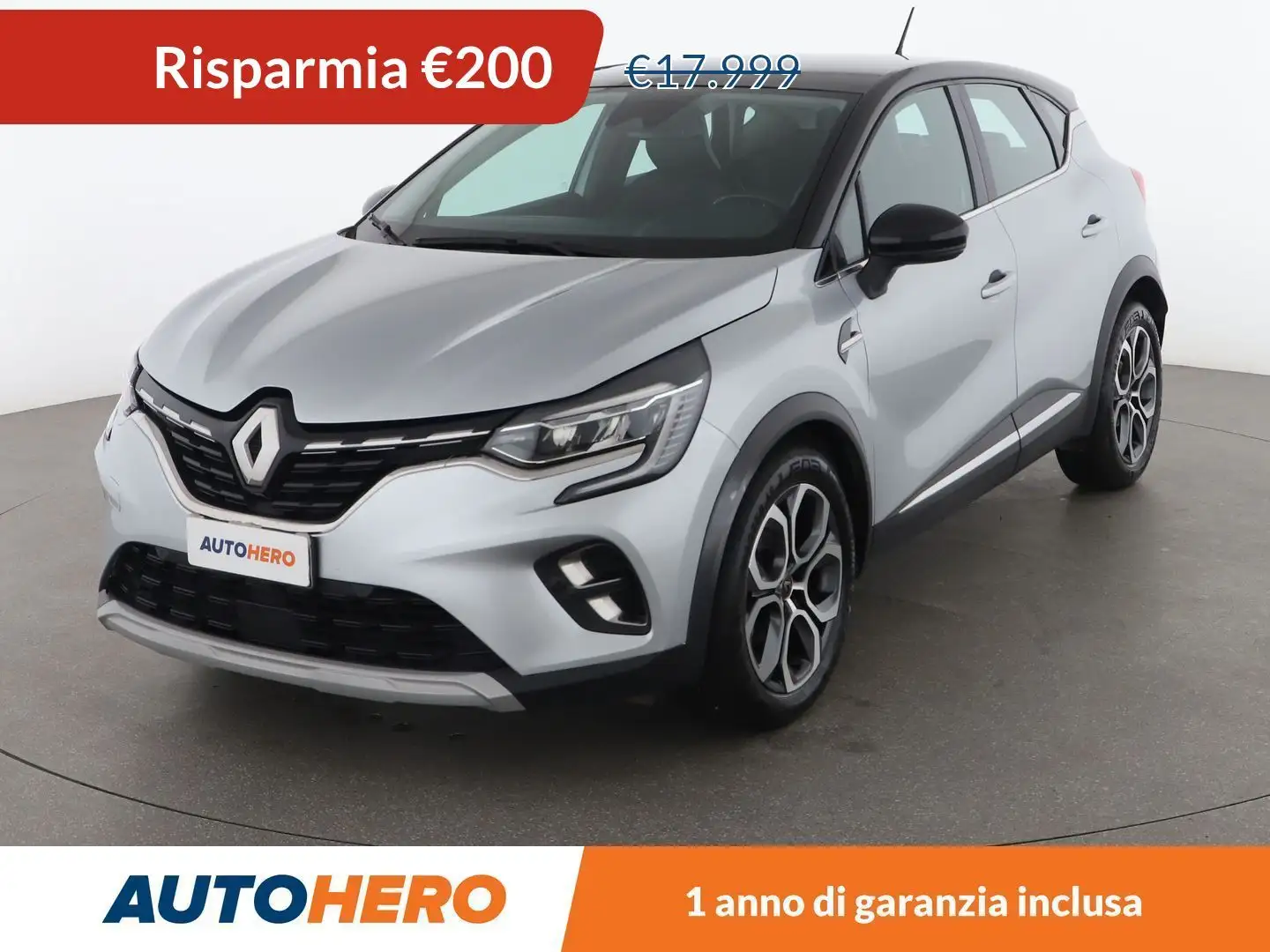 Renault Captur 1.5 BLUE dCi Intens 115 CV Argento - 1