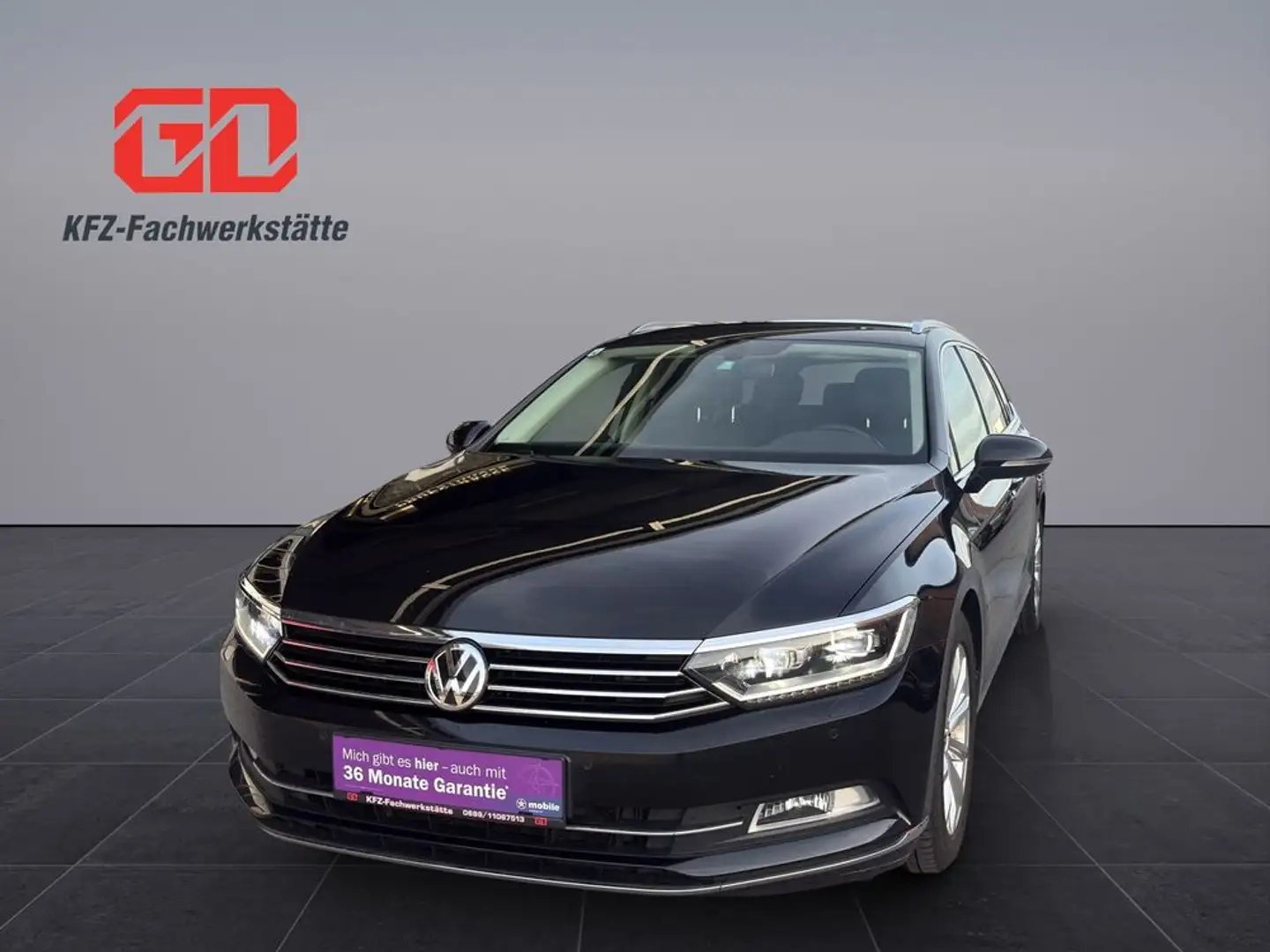 Volkswagen Passat Highline BMT/Teilleder... Noir - 1