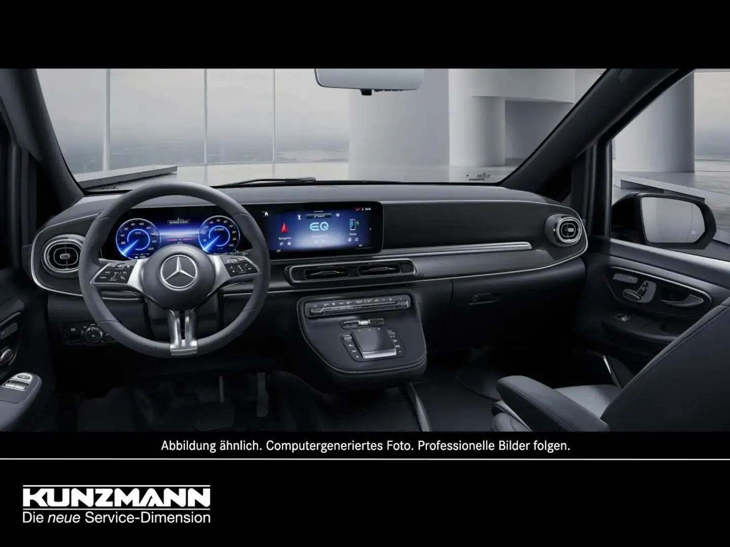 Mercedes-Benz EQV 300 AVANTGARDE Lang Airmatic Distronic 360° Blau - 2