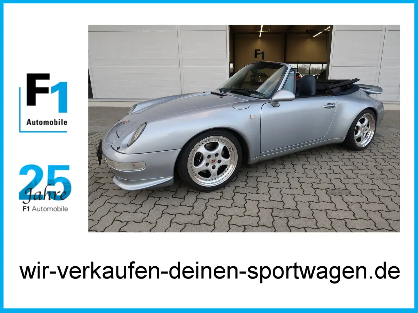 Porsche 993 Carrera Cabriolet LM 18´ GW-Fahrwerk top Zust. Plateado - 1