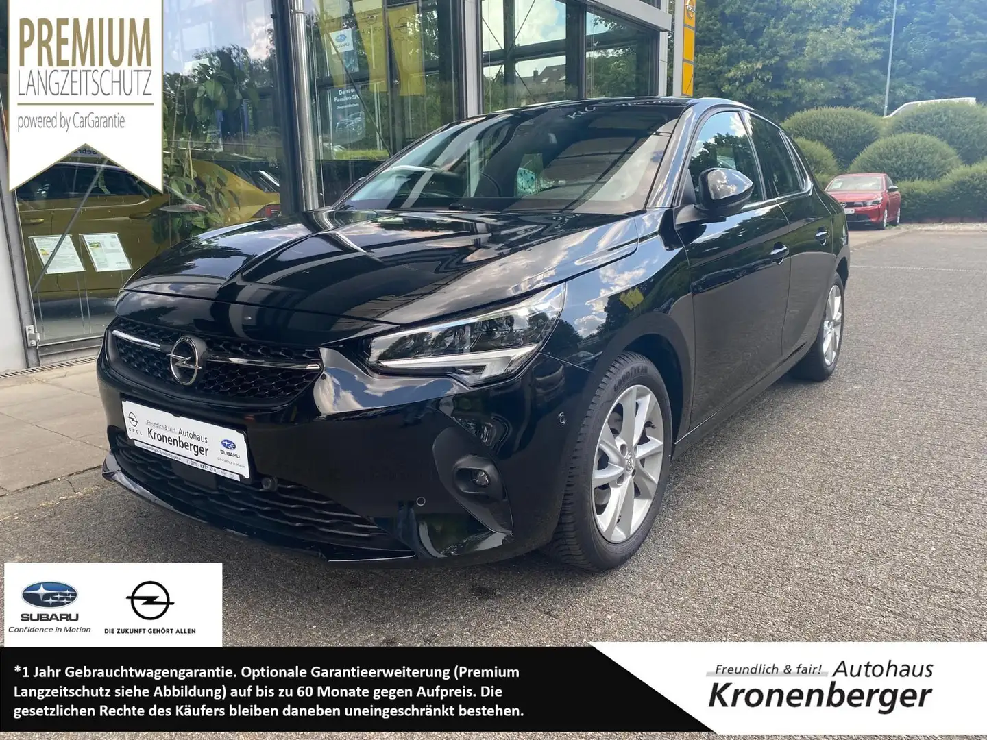 Opel Corsa F 1.2 Elegance Allwetter PDC SHZ RKamera Noir - 1