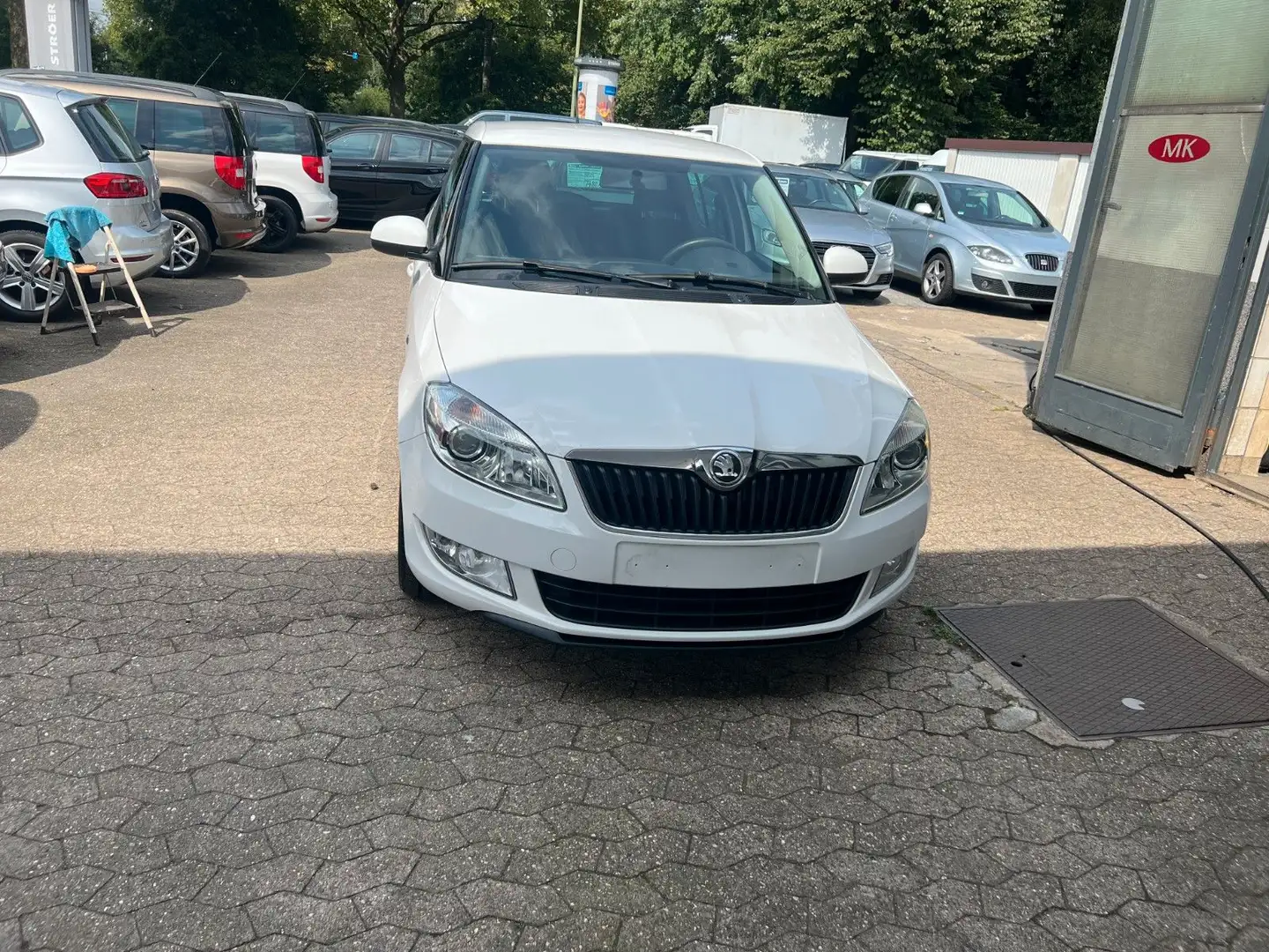 Skoda Fabia 1.2 Climatronic-E Fenster-1.Hand-ABS-ASR Weiß - 2