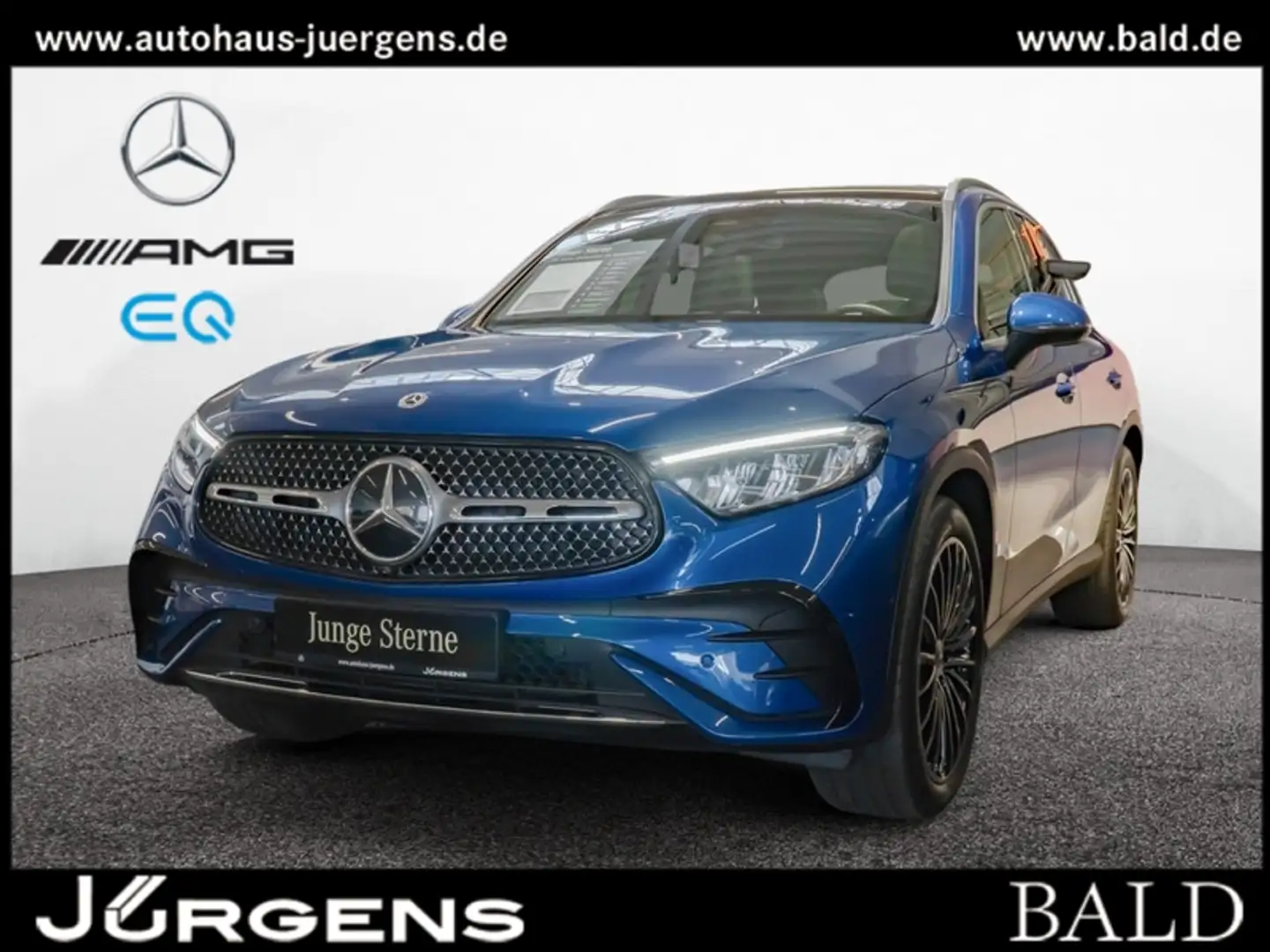Mercedes-Benz GLC 300 d 4M AMG-Sport/Pano/Burm/AHK/Distr/20' Blau - 2