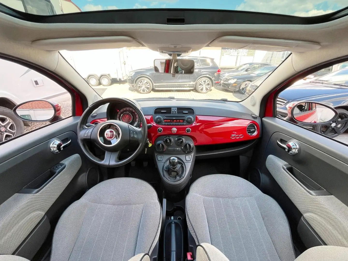 Fiat 500 1.2 8V Lounge 2.Hand Panorama Klima Service Rot - 2