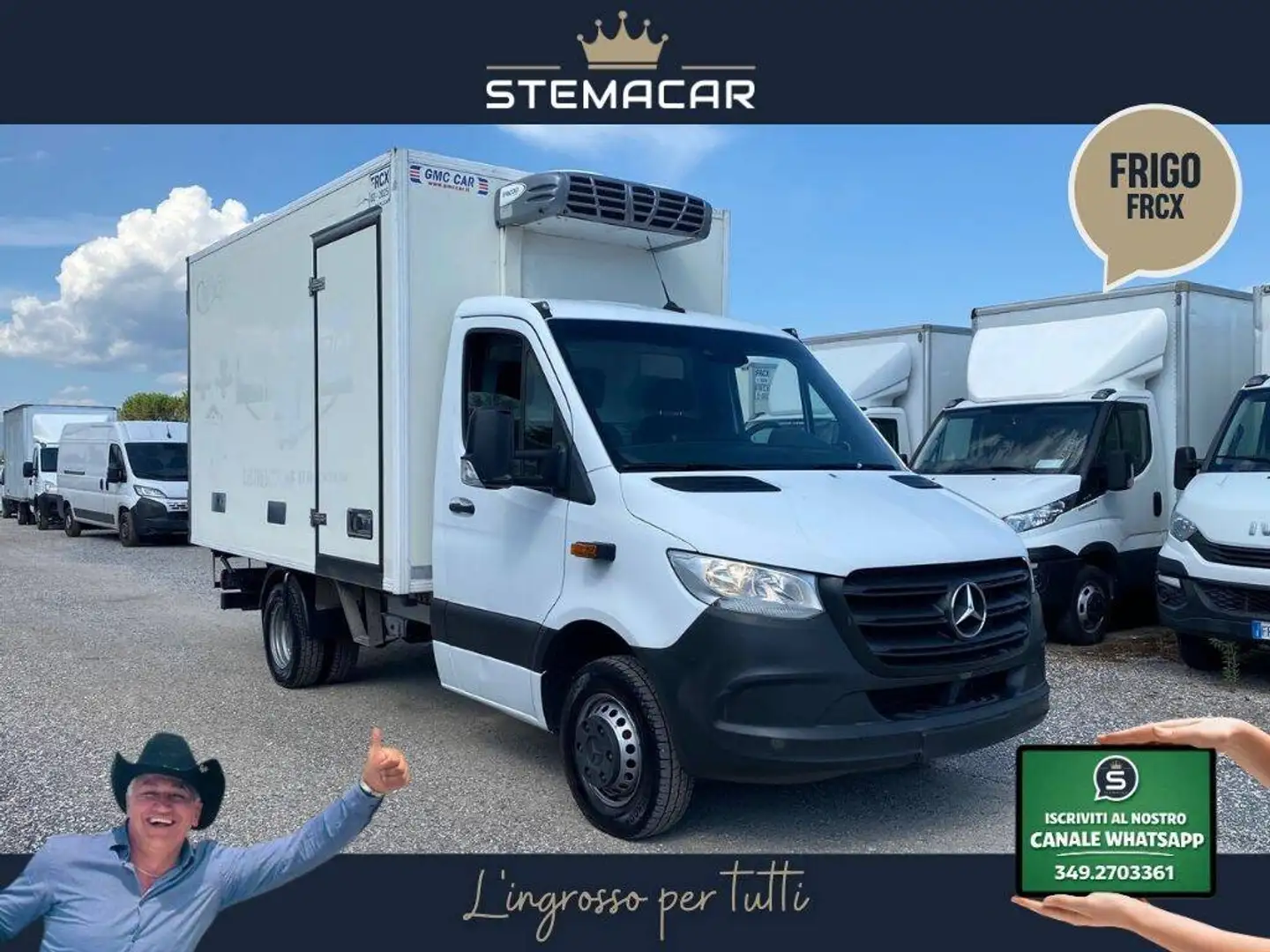 Mercedes-Benz 416 RWD 2.1 cdi F 37 35 SPRINTER 416 2.1 FRIGO FRCX GARANZIA 24mesi +iva Weiß - 1