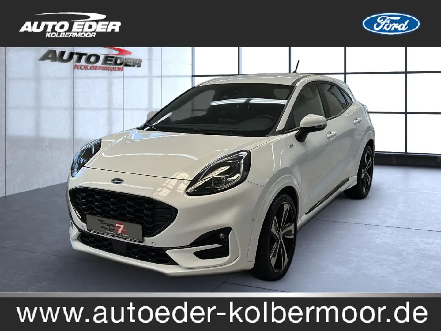 Ford Puma ST-Line Bluetooth Navi LED Klima Einparkhilfe Weiß - 1
