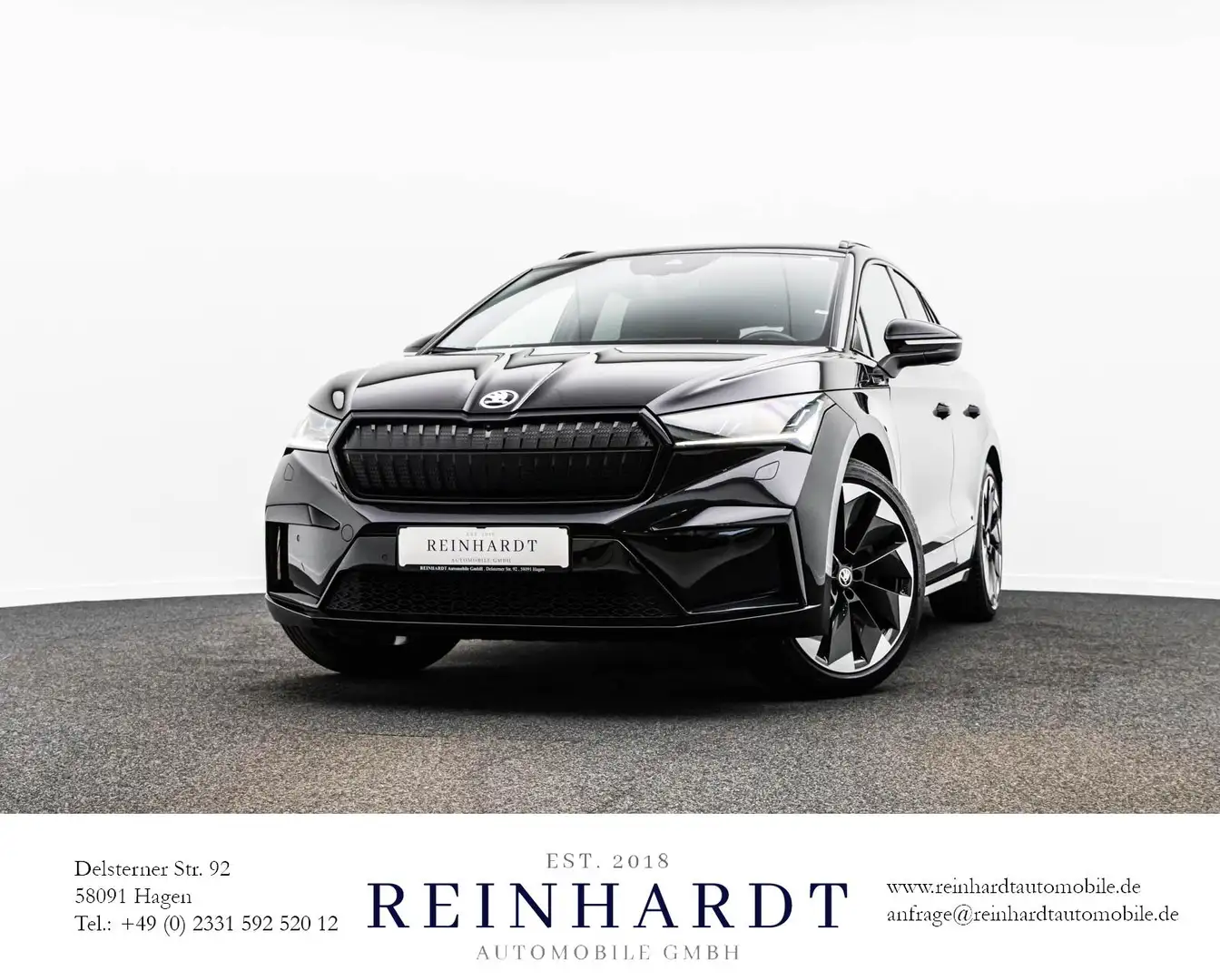 Skoda Enyaq 80 SPORTLINE/MTRX/ACC/HuD/PANO/360°/WÄRMEP Schwarz - 1
