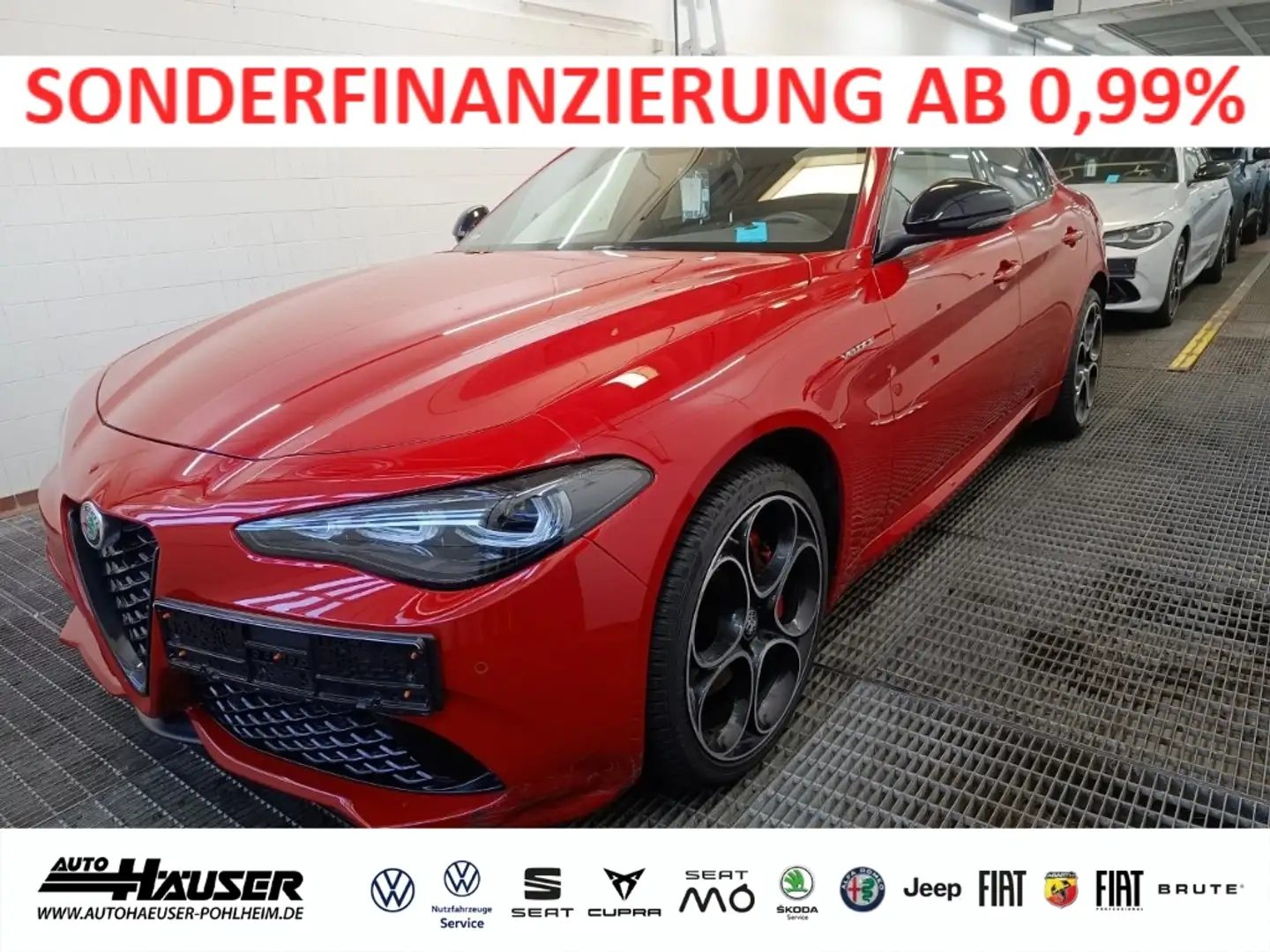 Alfa Romeo Giulia MY24 Veloce 2.0 Turbo Q4 HARMAN-KARDON MEMORY NAV Rot - 1