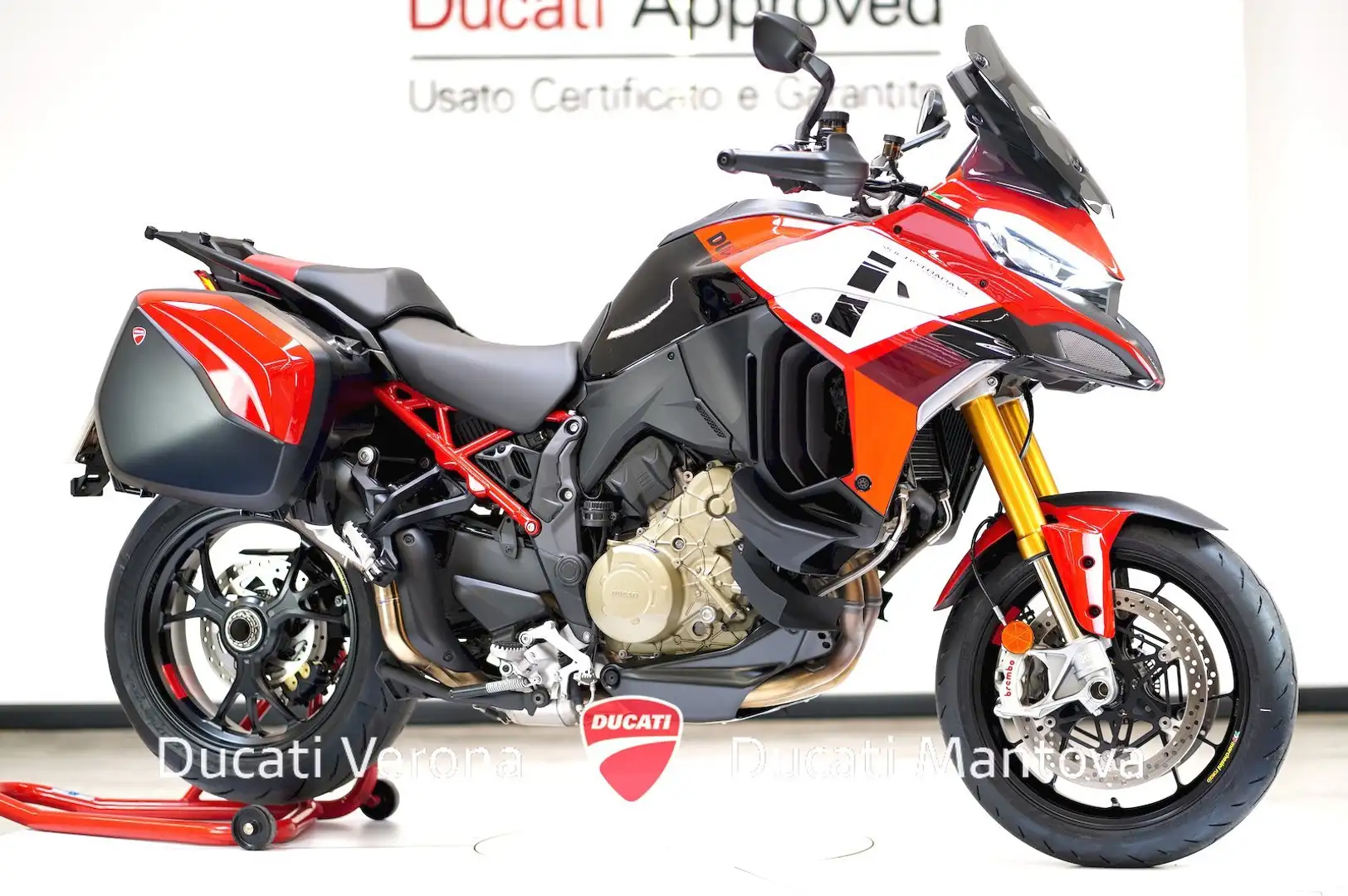 Ducati Multistrada V4 S Multistarda V4 Pikes Peak Touring + Akrapovic Rosso - 2