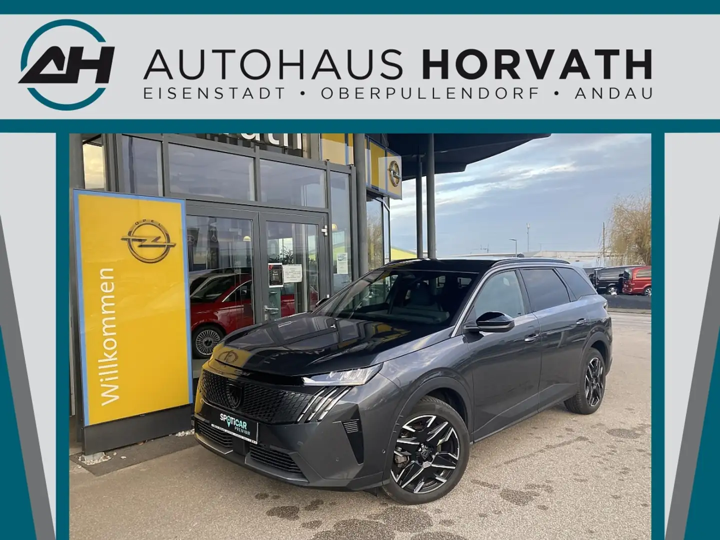 Peugeot 5008 mHEV 145 e-DCS6 Allure Aut.!NAVI,KAMERA,LED,ACC... Grau - 1