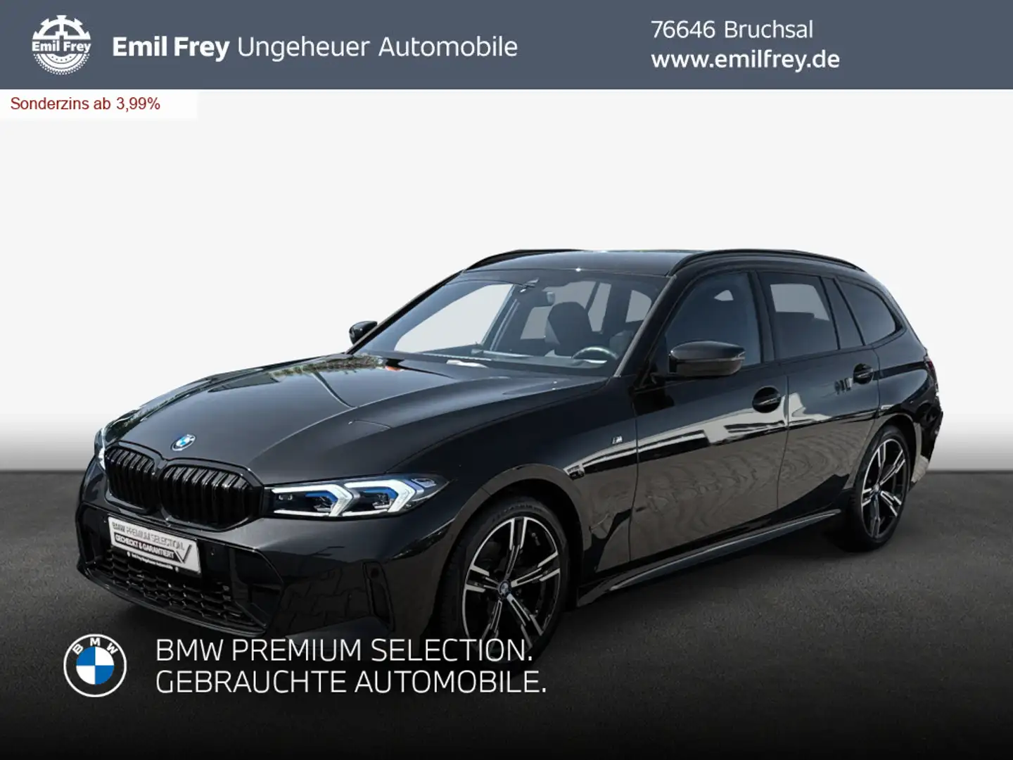 BMW 318 i Touring Aut. *DrivingAssistant*Shz*LED*NAVI* Schwarz - 1